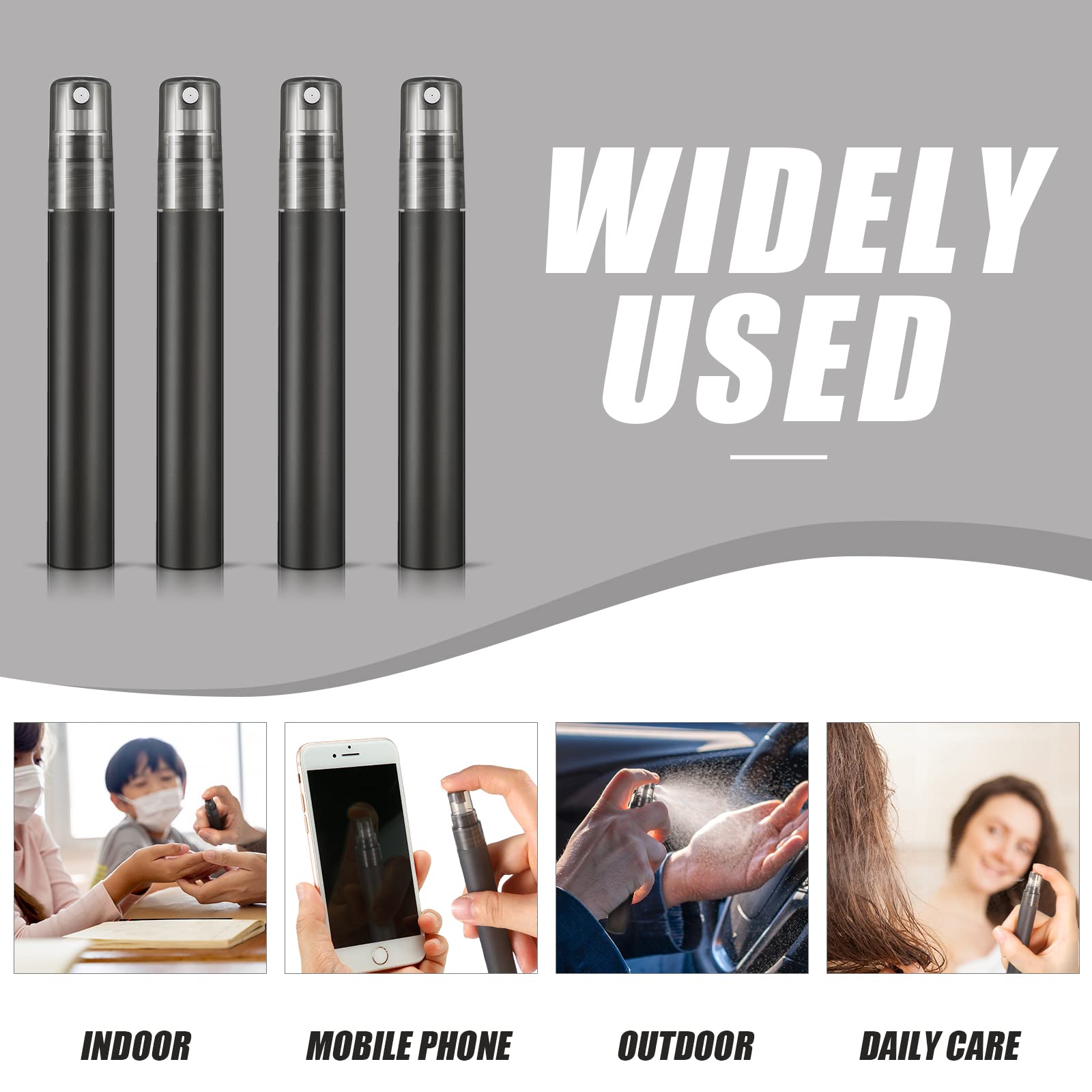 Remerry 10 Ml Perfume Spray Bottles Plastic Travel Refillable Mini Bottles For Women Small Fine Mist Spray Bottles Portable Fros