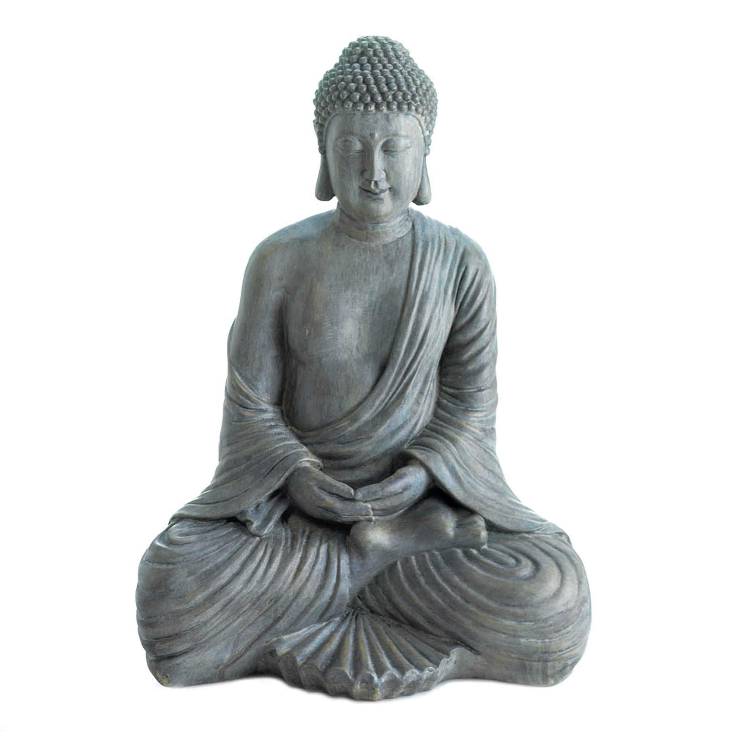 Accent Plus Meditation Buddha Statue 12.5x9x16.5