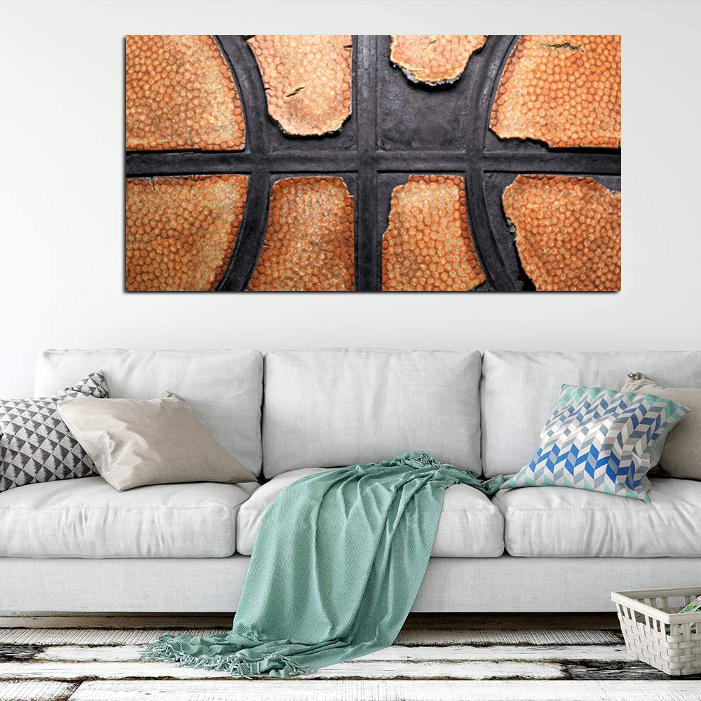 Sport Basketball Canvas Wall Art - Inspirational Basketball Wall Art - Sport Canvas Artwork Picture Print Framed For Home Office