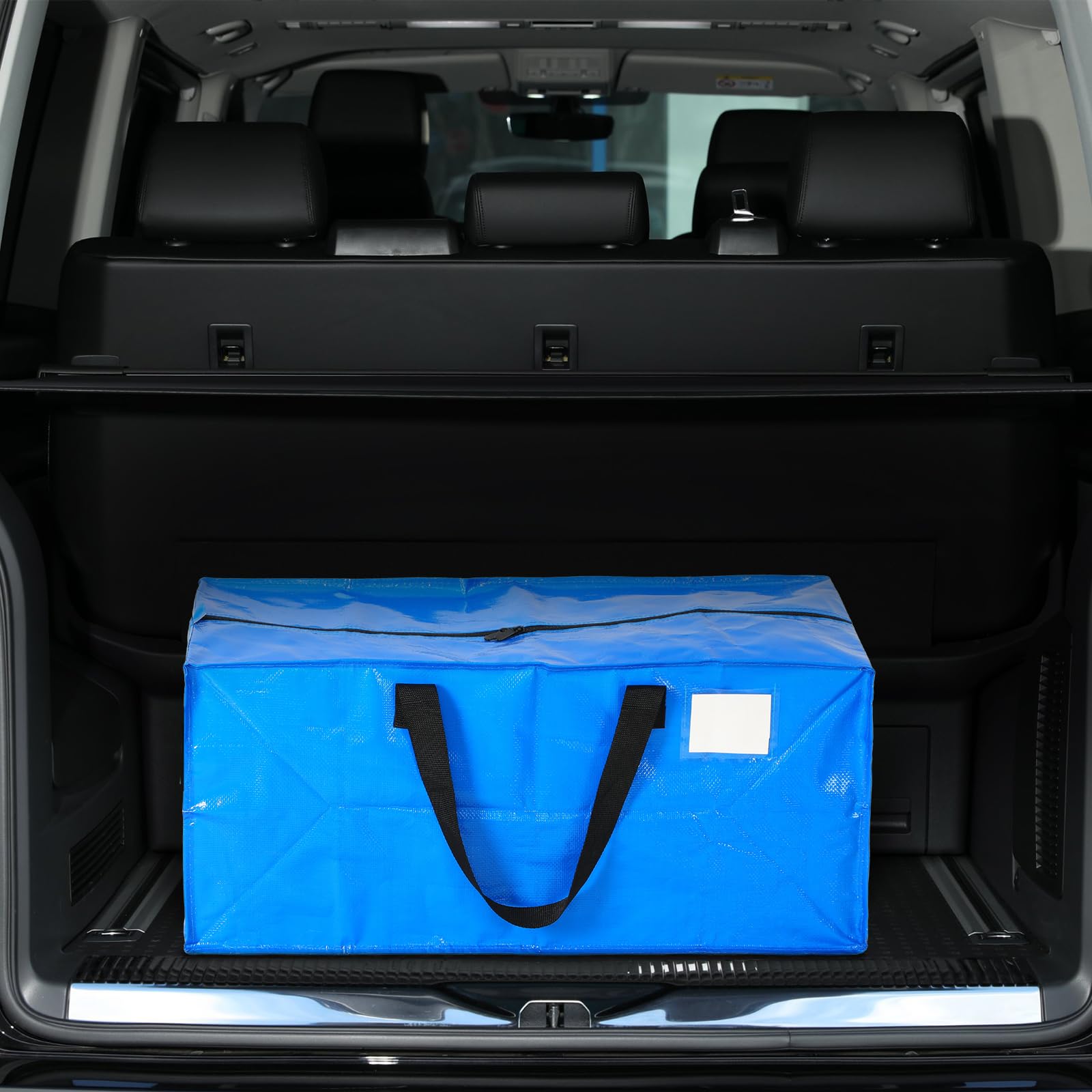 Clysee 4 Pcs 24 Gallon Large Moving Bags with Zipper and Handles Foldable Storage Duffle Bags Heavy Duty Extra Large Totes for C