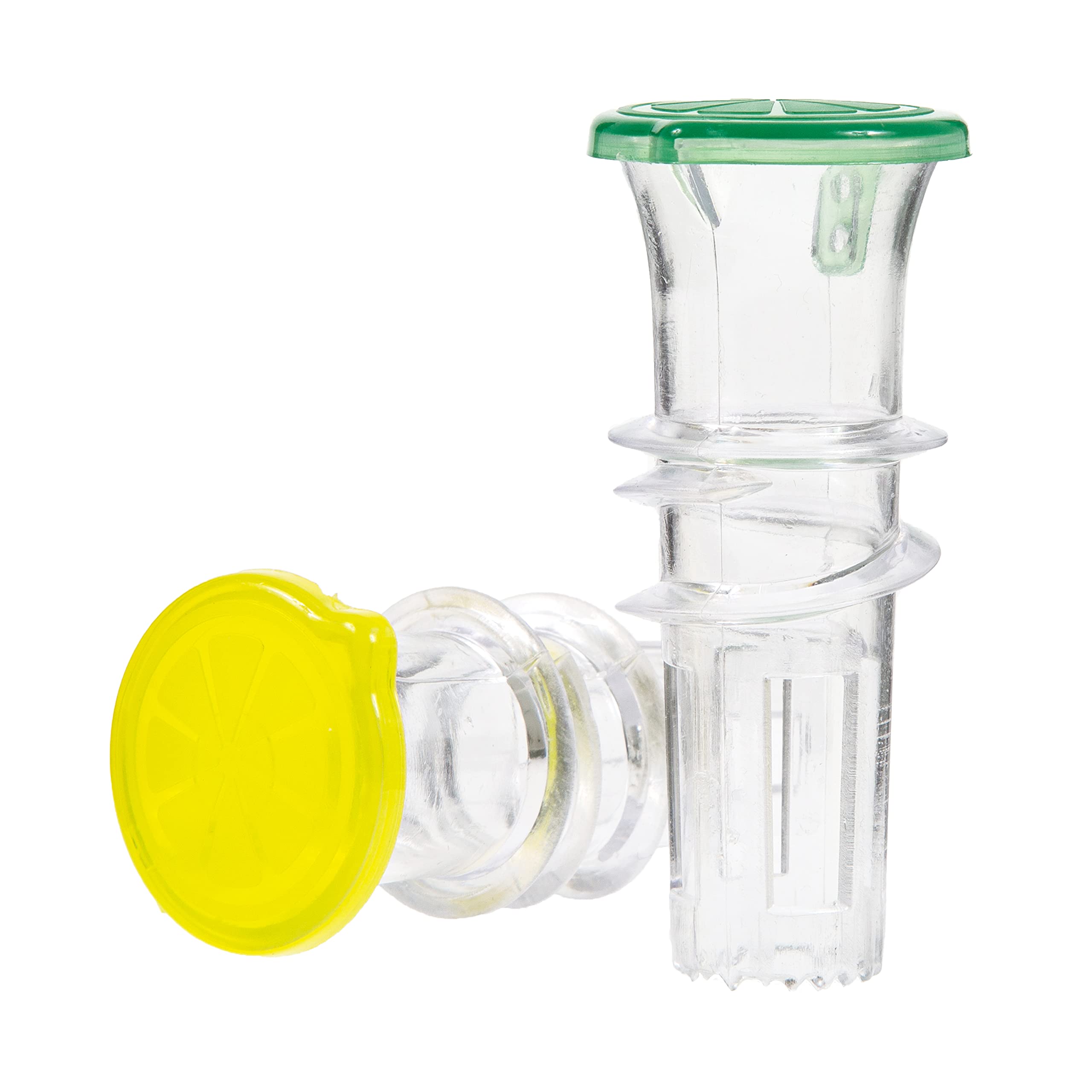 YZC Lemon Squeezer - 2-Pack Lemon-Juicer - BPA-Free Plastic Lime Juicer- Compact Juice Extractor Citrus Press with Lid - Squeeze