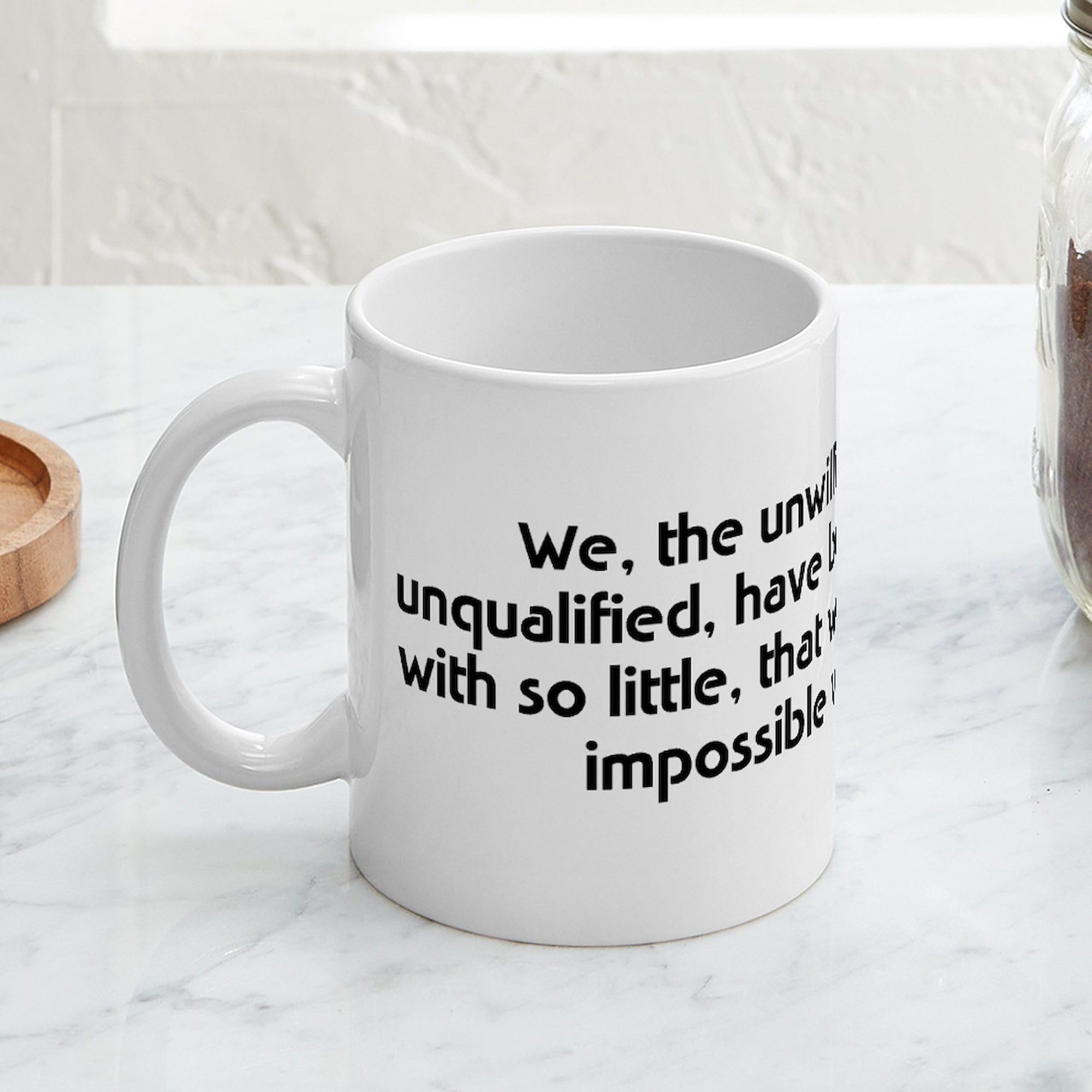 CafePress We The Unwilling Mug 11 oz (325 ml) Ceramic Coffee Mug