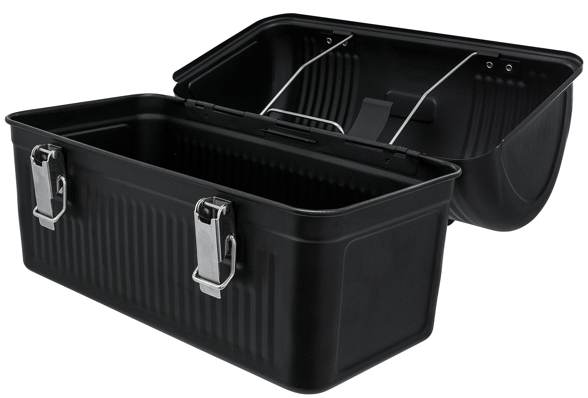 Stanley Classic 10Qt Lunch Box - Large Lunchbox - Fits Meals, Containers, Thermos - Easy To Carry, Built To Last - Matte Black