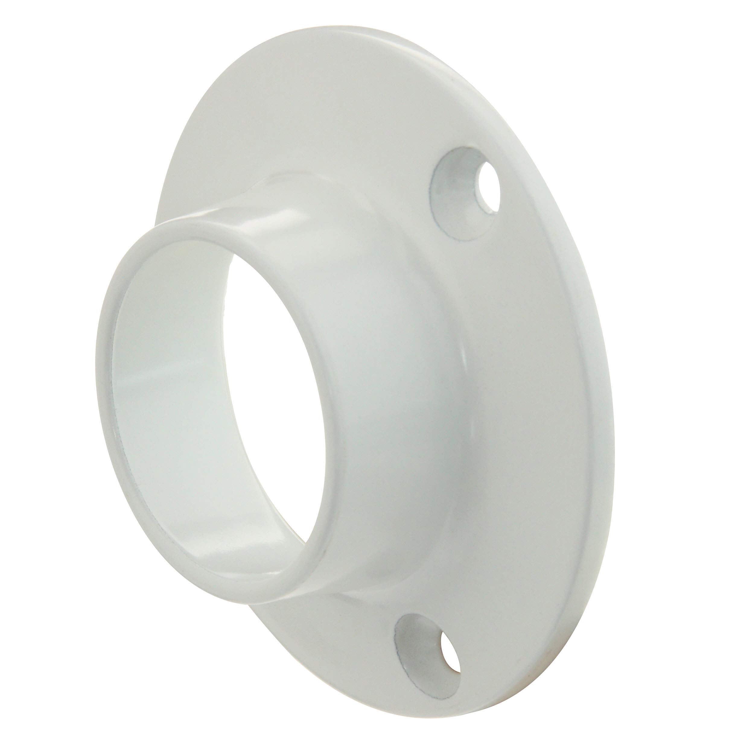 Closet Pro Hd Cd-0010-Wt Heavy Duty Closet Pole Sockets, White