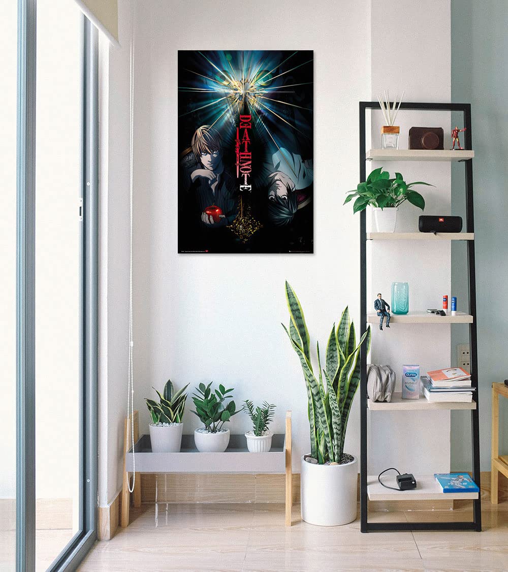 Poster Stop Online Death Note - Manga/Anime Tv Show Poster/Print (Duo - Light Vs. L) (Size 24'' X 36'')