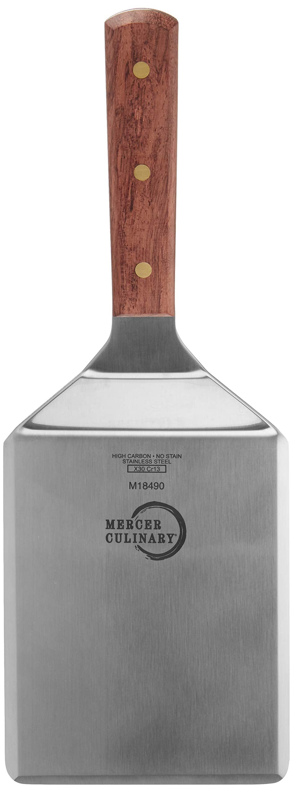 Mercer Culinary Praxis Rosewood Handle Heavy Duty Turner  6 Inch x 5 Inch
