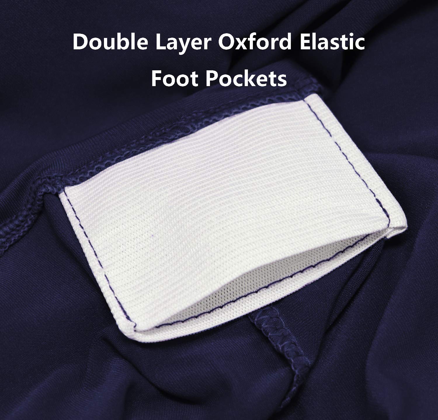 RELIANCER 1 Pack 6FT Rectangular Spandex Table Cover Four-Way Tight Fitted Stretch Tablecloth Table Cloth for Outdoor Party DJ Tradeshow Banquet Vendor Wedding Celebration (1PC 6FT  Navy Blue)