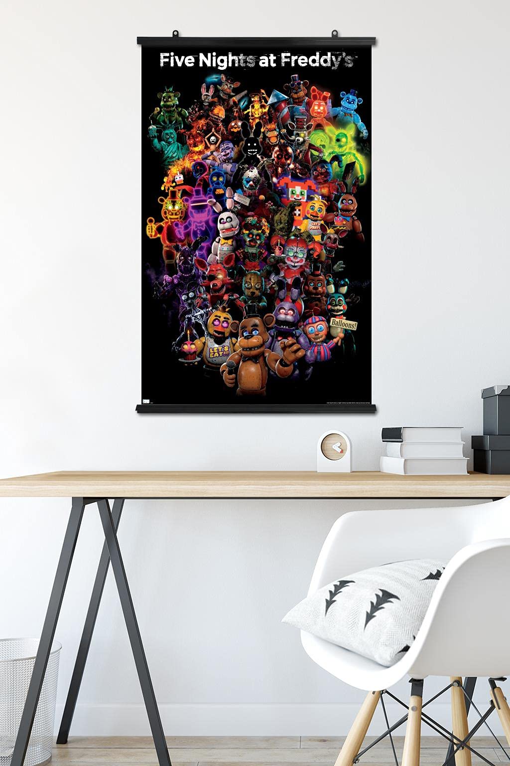 Trends International Five Nights At Freddy'S: Special Delivery - Collage Wall Poster, 22.37'' X 34.00'', Poster & Clip Bundle