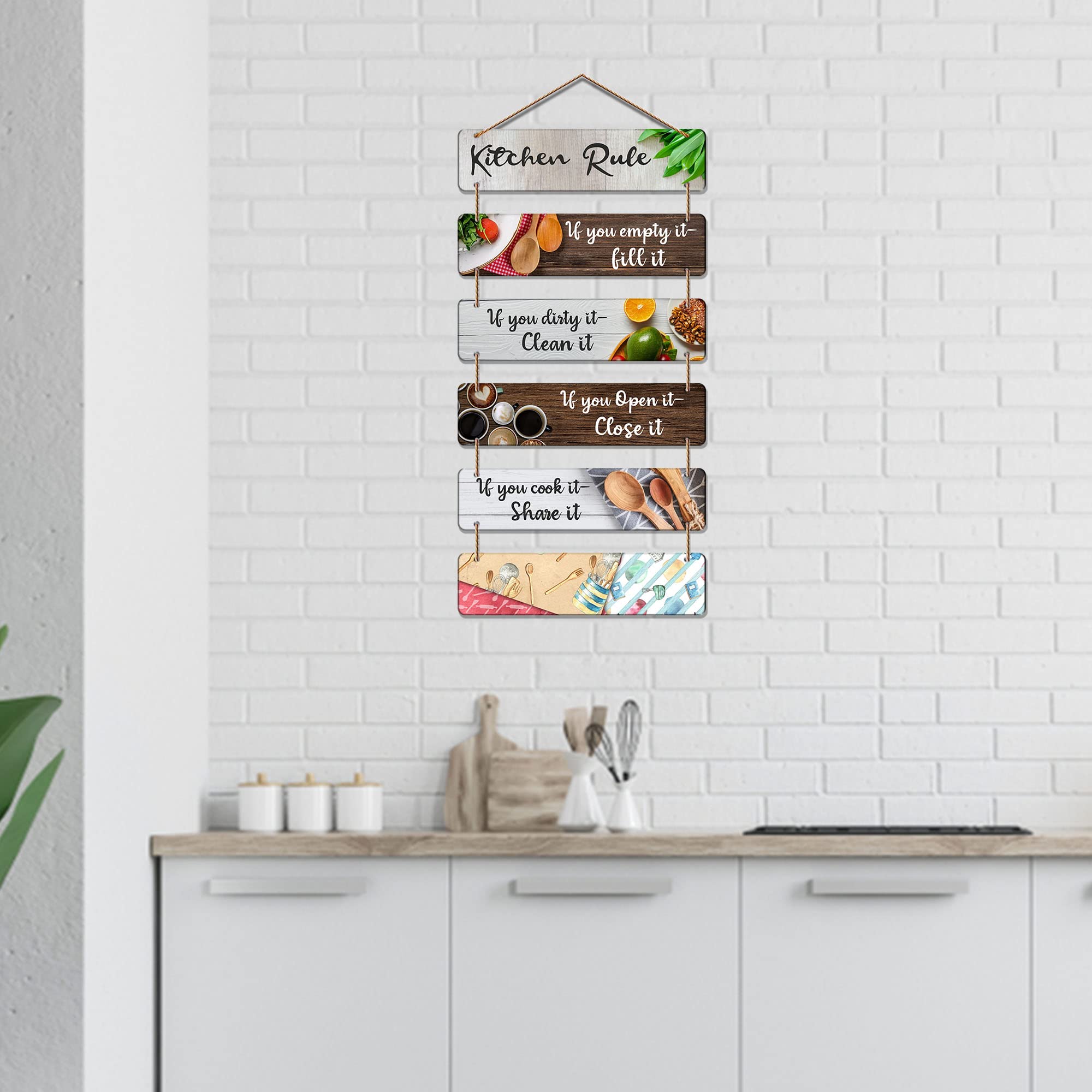 Artvibes Decorative Wall Hanging Decoration item for Kitchen | Bedroom | Living Room | Home Decor | Gifts | Kitchen Quotes items