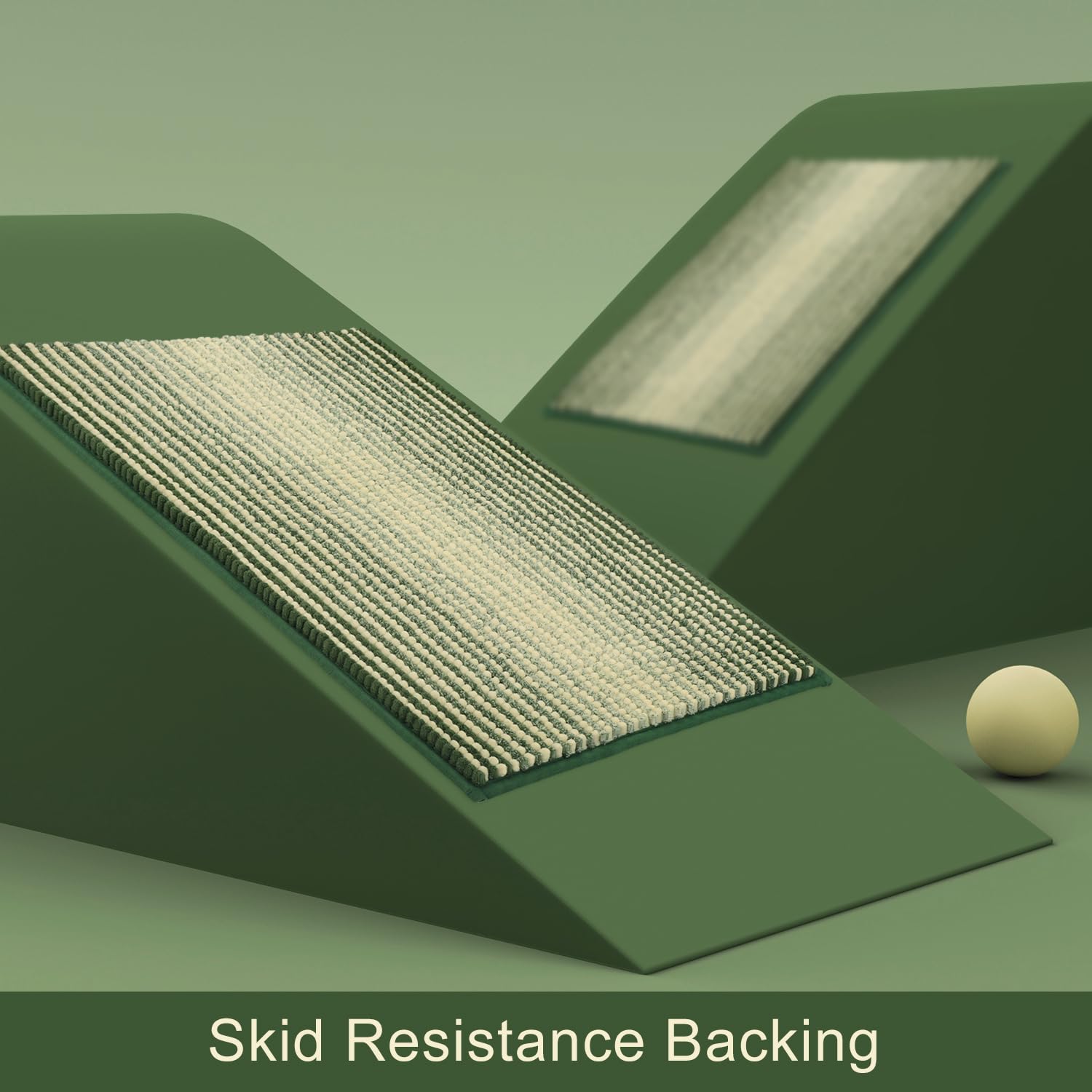 Bsicpro Large Bathroom Rugs, Bath Mat Rug For Bathroom Non Slip 20 X 47 Inches Water Absorbent Chenille Bathroom Runner Rugs Flo