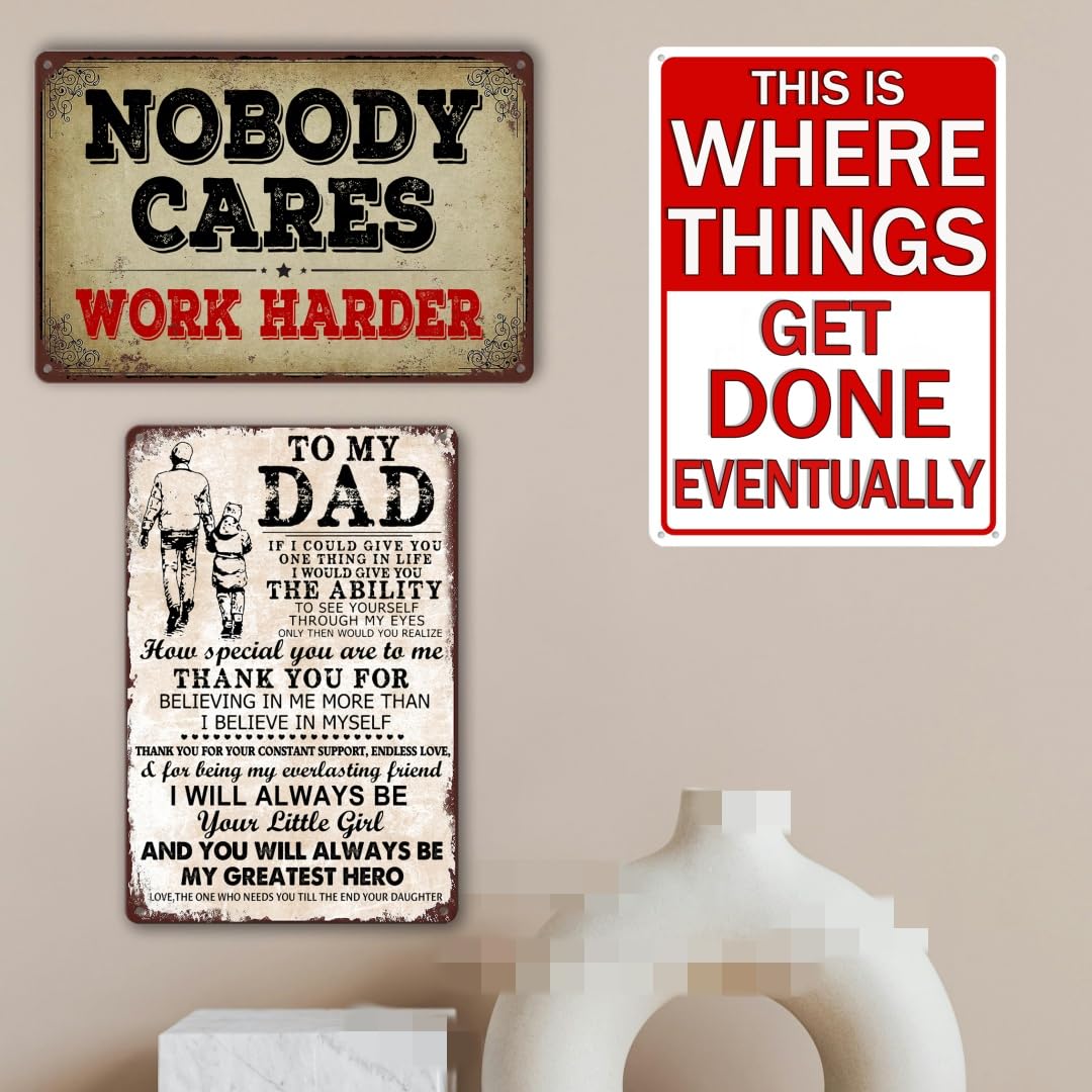 Gym Posters For Home Gym Nobody Cares Work Harder Gym Tin Sign Wall Art Metal Gym Decor Boxing Poster Funny Garage Gym Decor Mot
