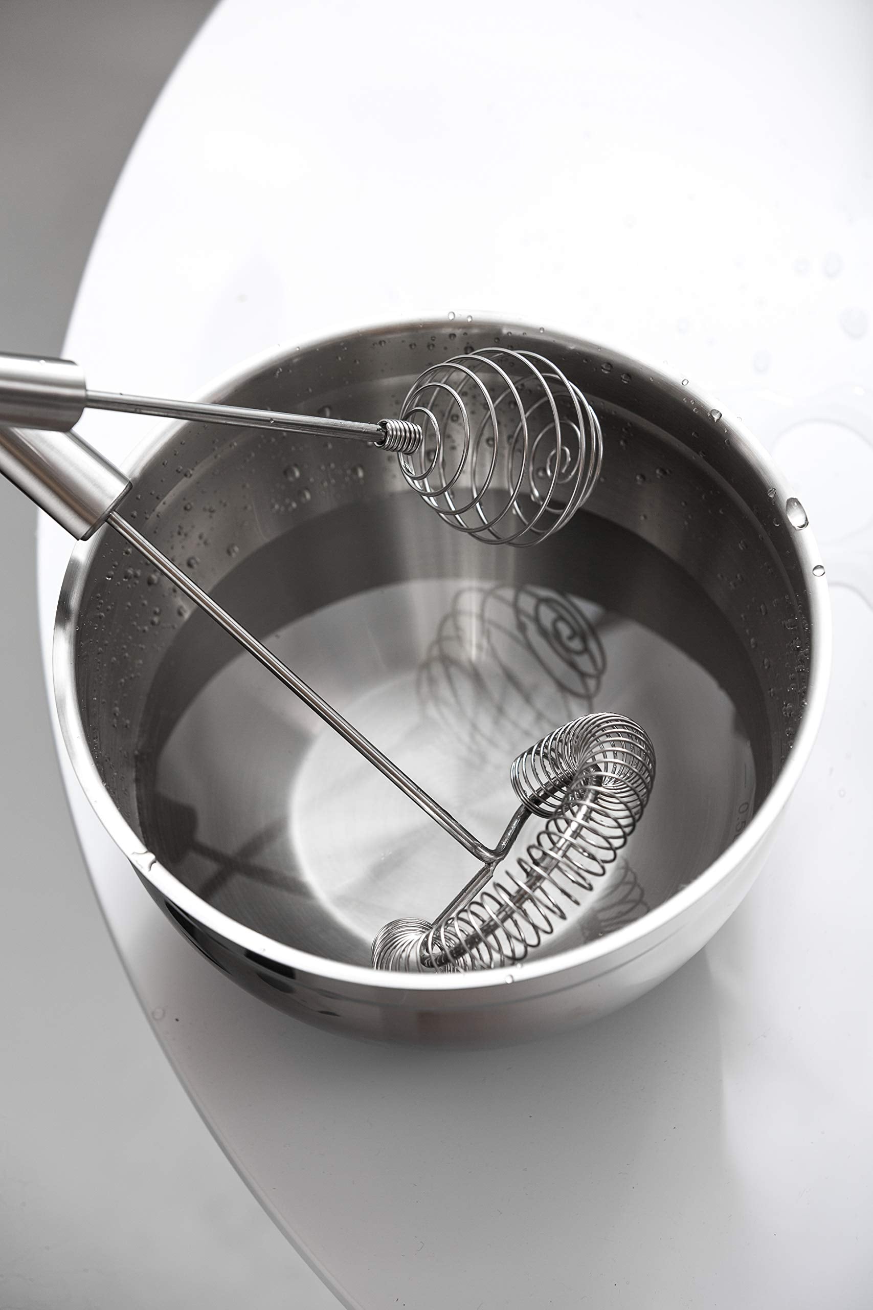 Tafond Whisk,Spiral Whisks Egg Beater For Blending Mixing Stirring, Non-Stick Stainless Steel Whisk,11.2 Inch