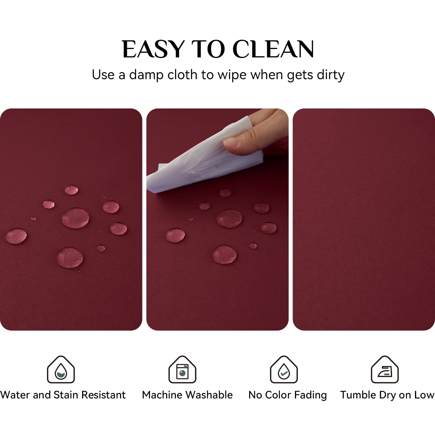 Softalker Christmas Round Tablecloth Waterproof & Stain Resistant Table Cloth Wrinkle Free Fabric Washable 210Gsm Polyester Tabl