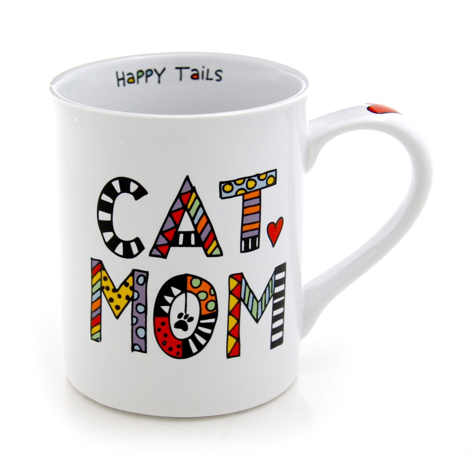 Our Name Is Mud Cat Mom    Porcelain Mug, 16 Oz.