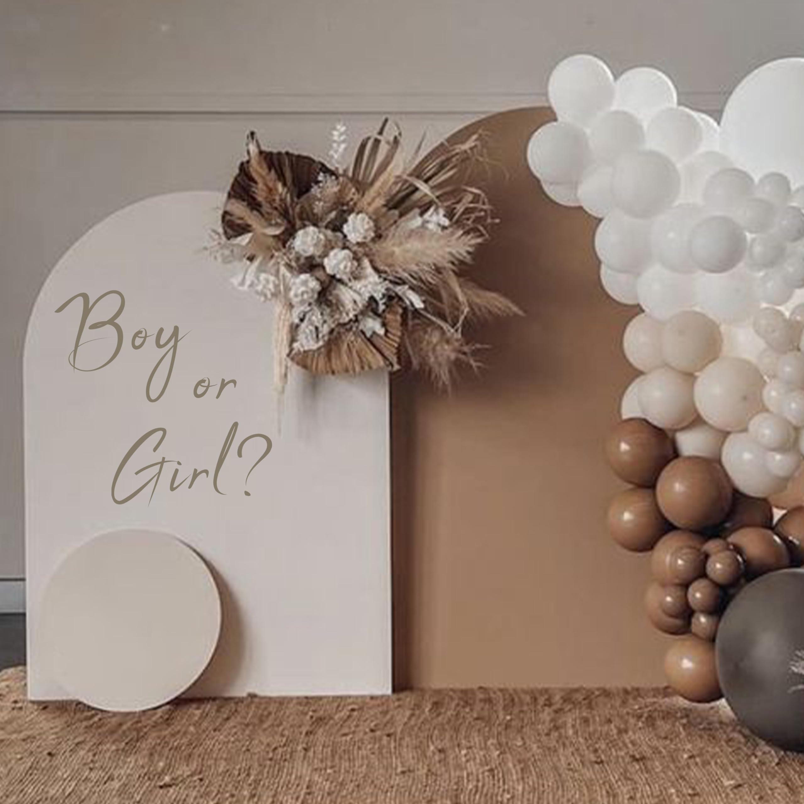 Cieqr Boy Or Girl Gender Reveal Sign Decal - Baby Shower Decorations, Baby Shower Party Decal Sign For Party, Balloon Arch, Back