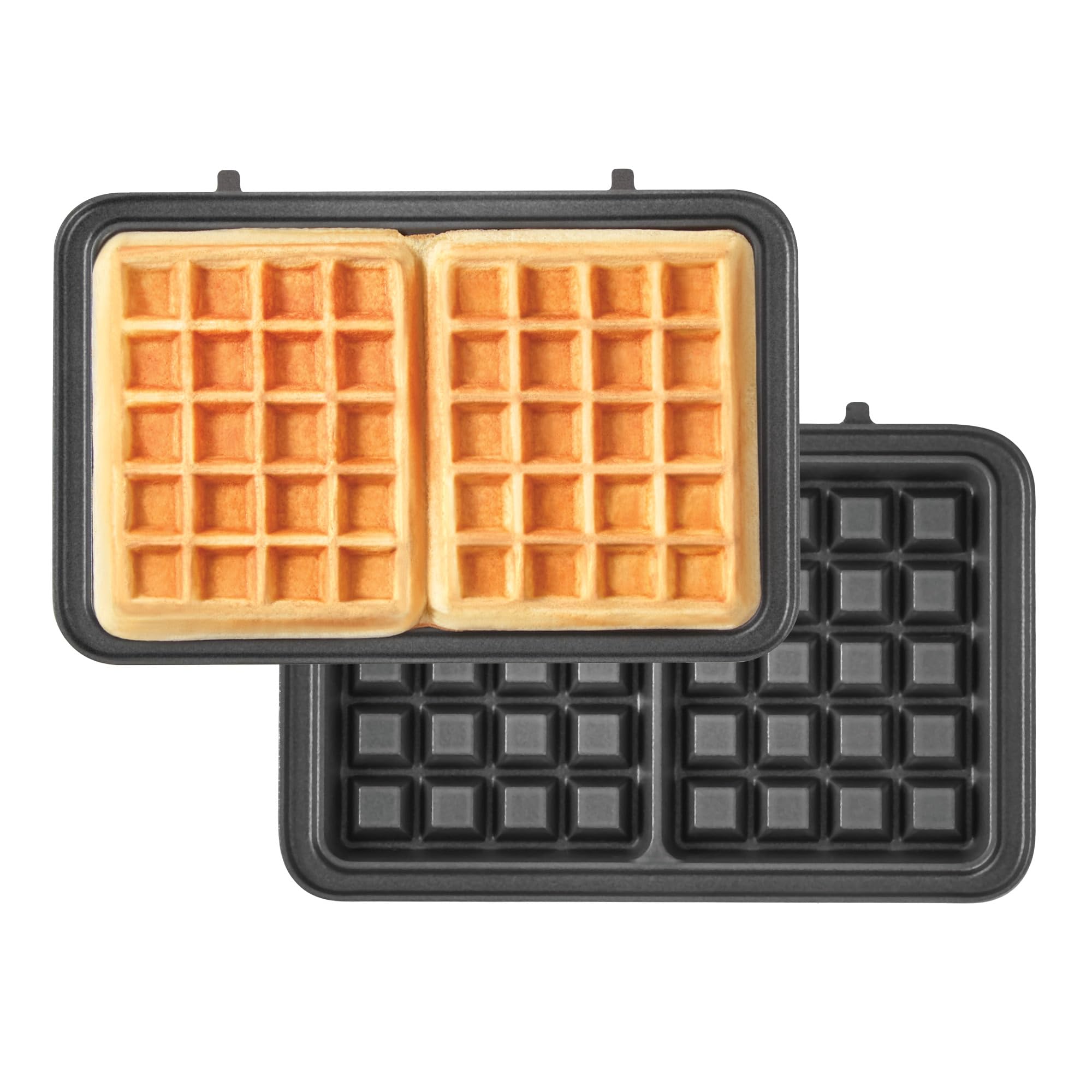 Dash Waffle 2-Plate Pack for MultiMaker Flex Press Grill System - Removable, Nonstick Plates for Thick, Fluffy Waffles