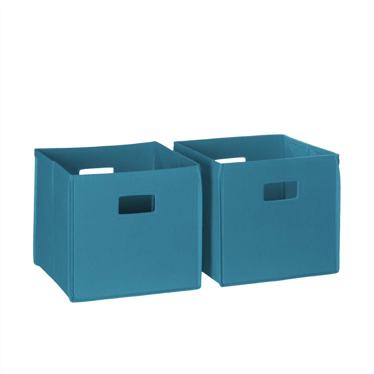 Riverridge Folding Bin, Turquoise, 2 Piece