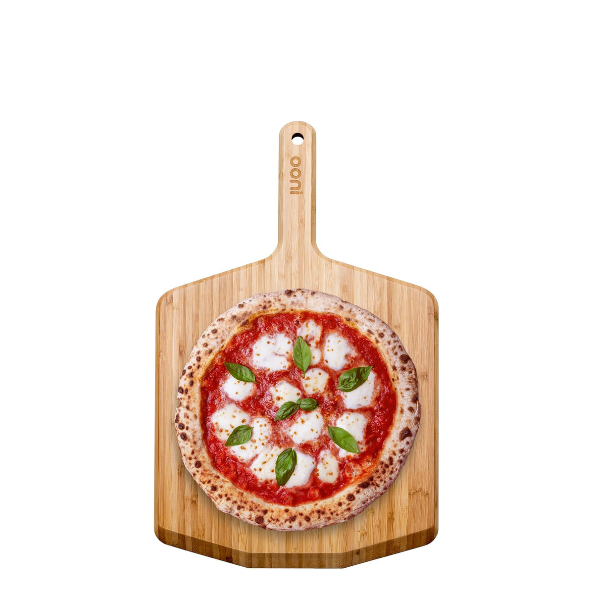Ooni 12    Bamboo Pizza Peel - Wooden Pizza Peel 12 Inch, Pizza Spatula Paddle, Pizza Cutting Board, Wood Pizza Turning Peel, Pi