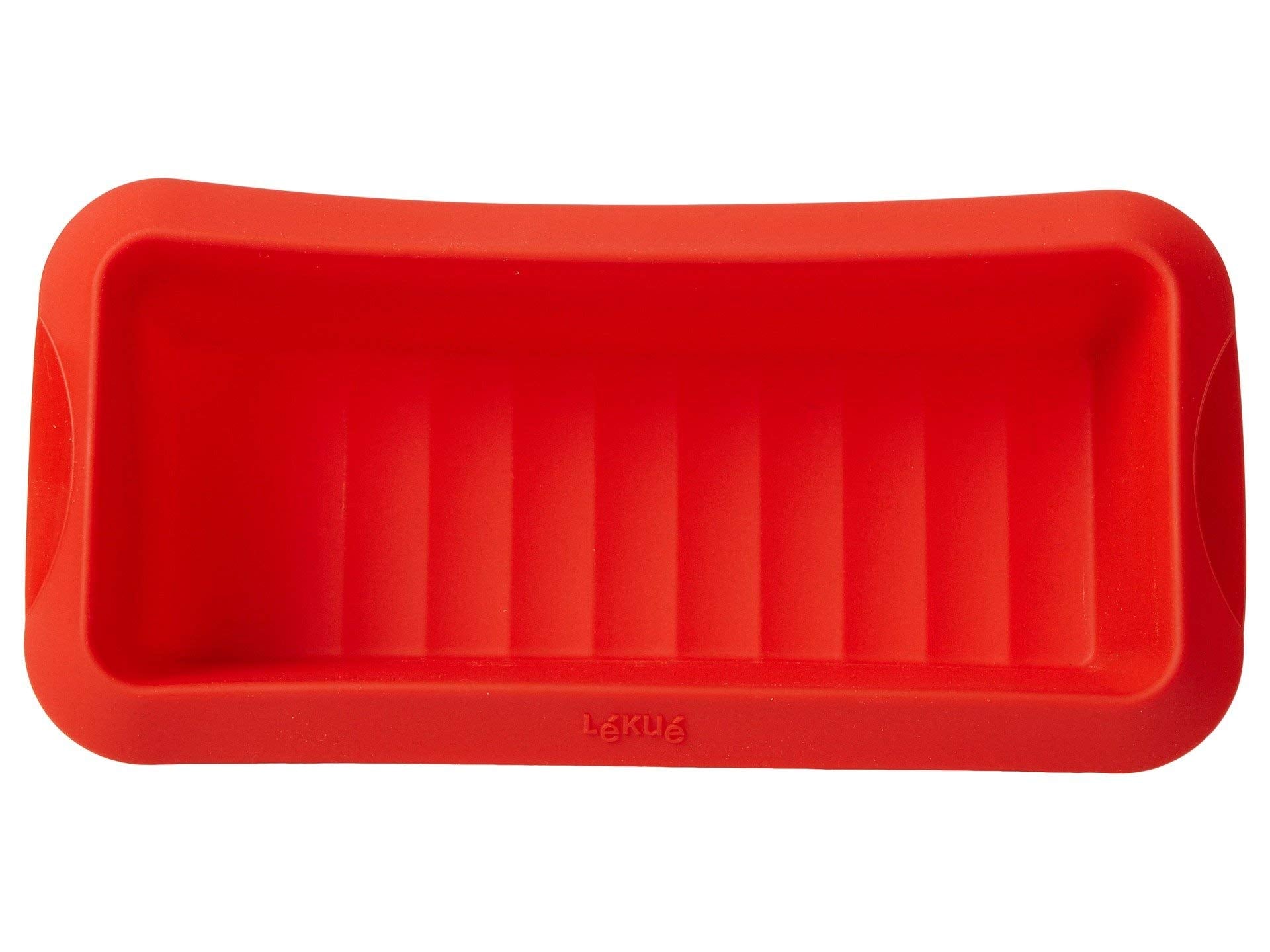 Lekue Baking Bread Loaf Pan/ Plum Cake, 9.5'', Red