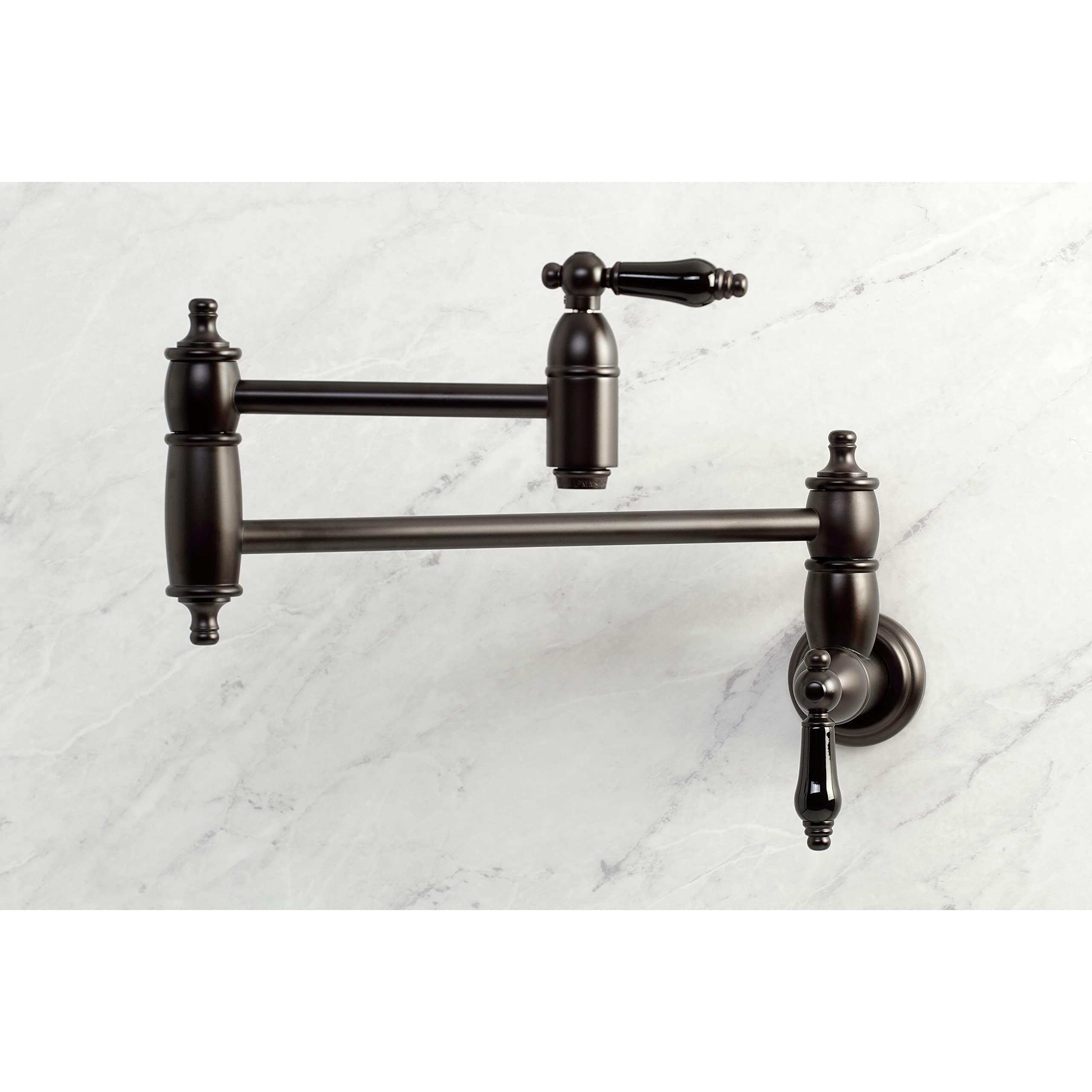 Kingston Brass KS3105PKL Duchess Wall Mount Pot Filler  Oil Rubbed Bronze