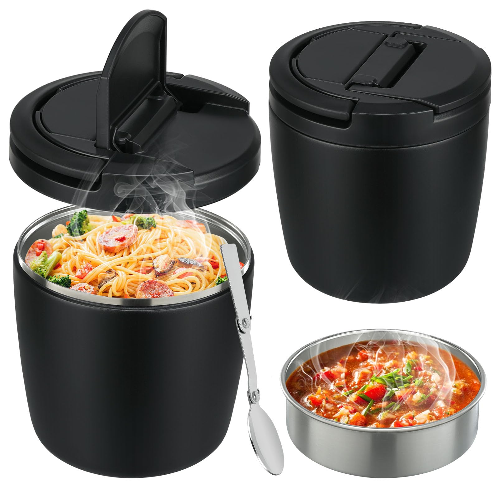 wiwens 40oz Insulated Lunch Containers for Adults Soup Thermo for Hot Food