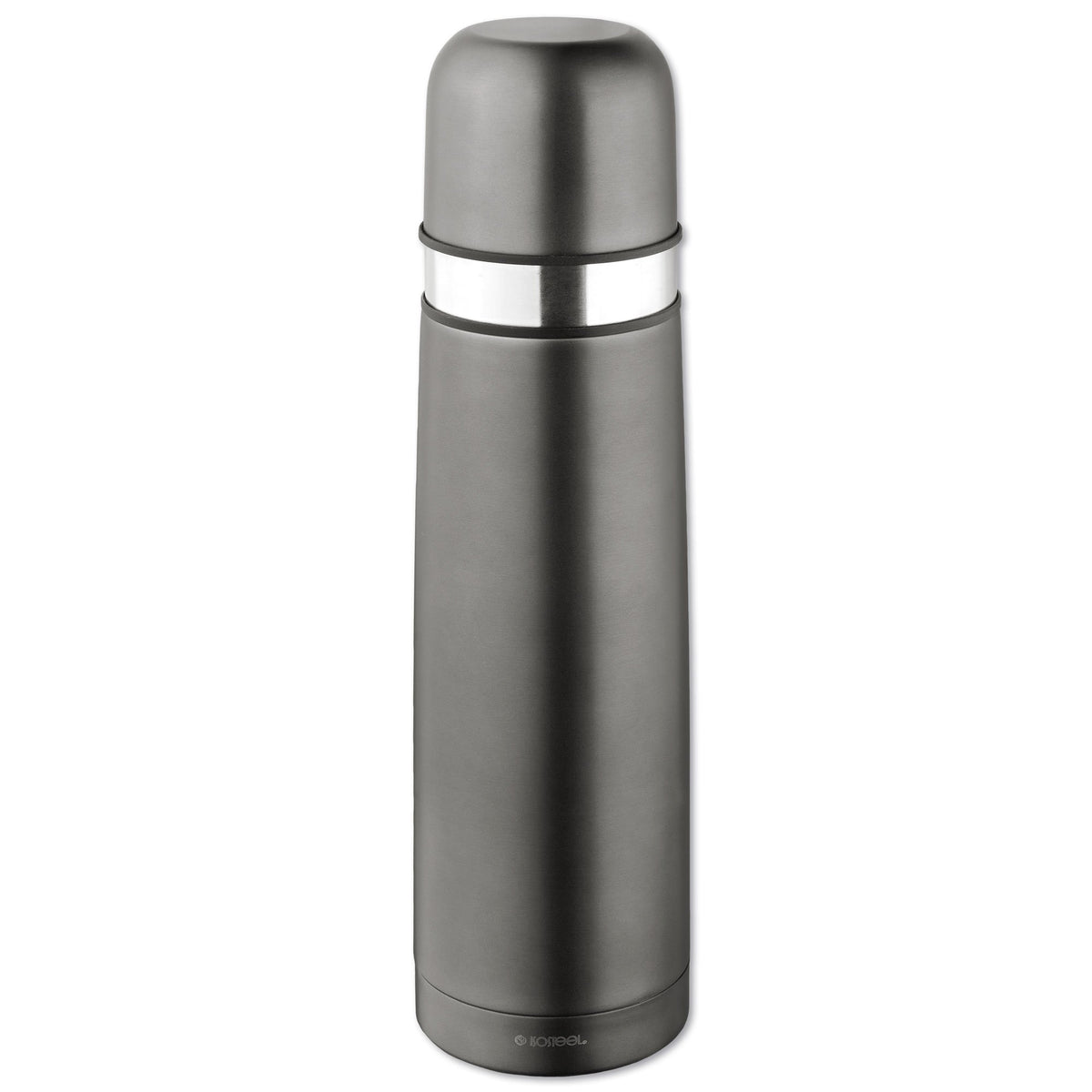 Isosteel Duo 9900Dat Top 0 75 Litre Stainless Steel Vacuum Flask, Titan/Grey, 8.2 X 7.7 X 30.4 Cm
