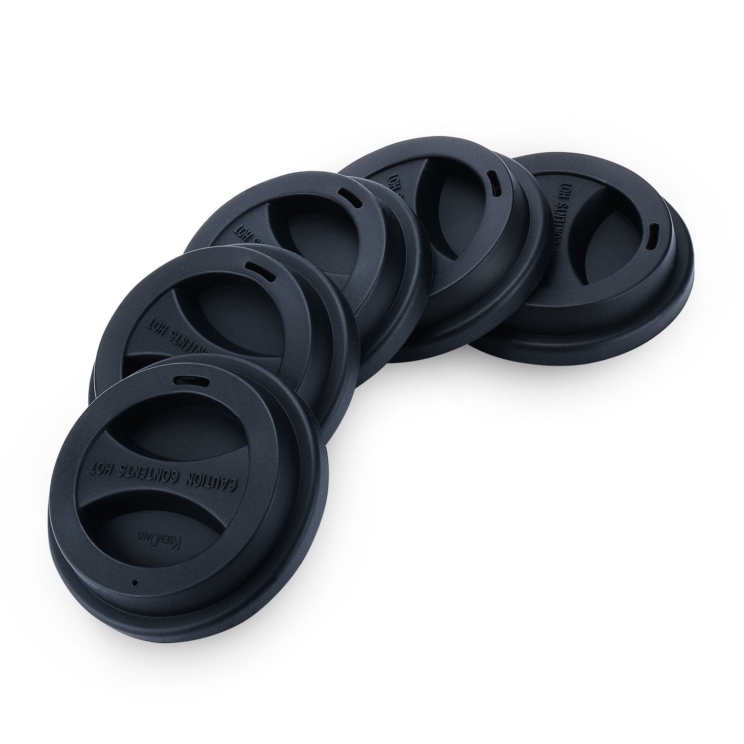 Coffee Mug Lids(3.15Inner Diameter,3.43Outer Diameter), KSENDALO Thicker Eco Reusable Silicone Travel Mug Lids, Silicone Cup Cov