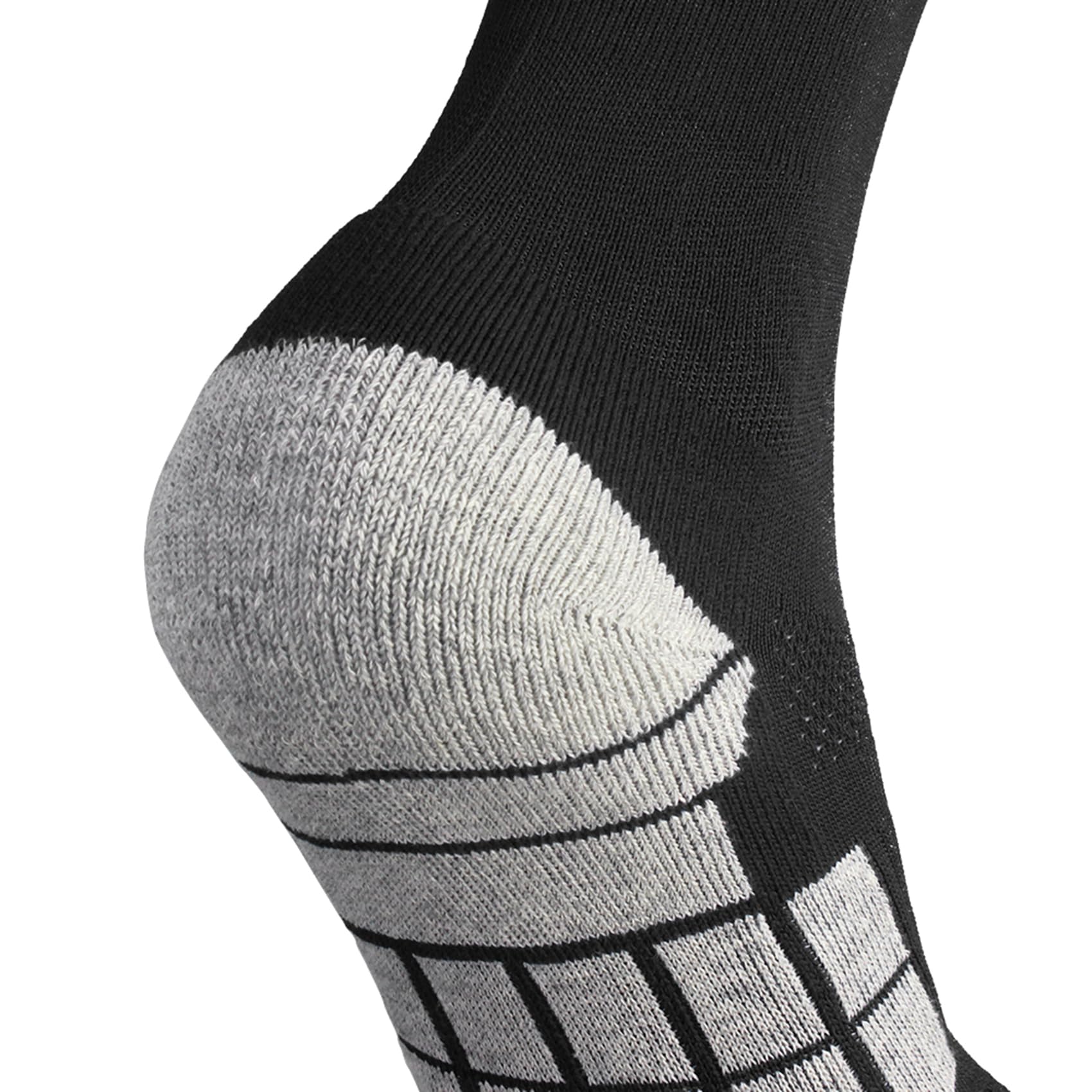 Cwvlc Soccer Socks Mens Womens 3 Pairs Football Sport Team Athletic Knee High Long Tube Cotton Compression Socks Black Large (10