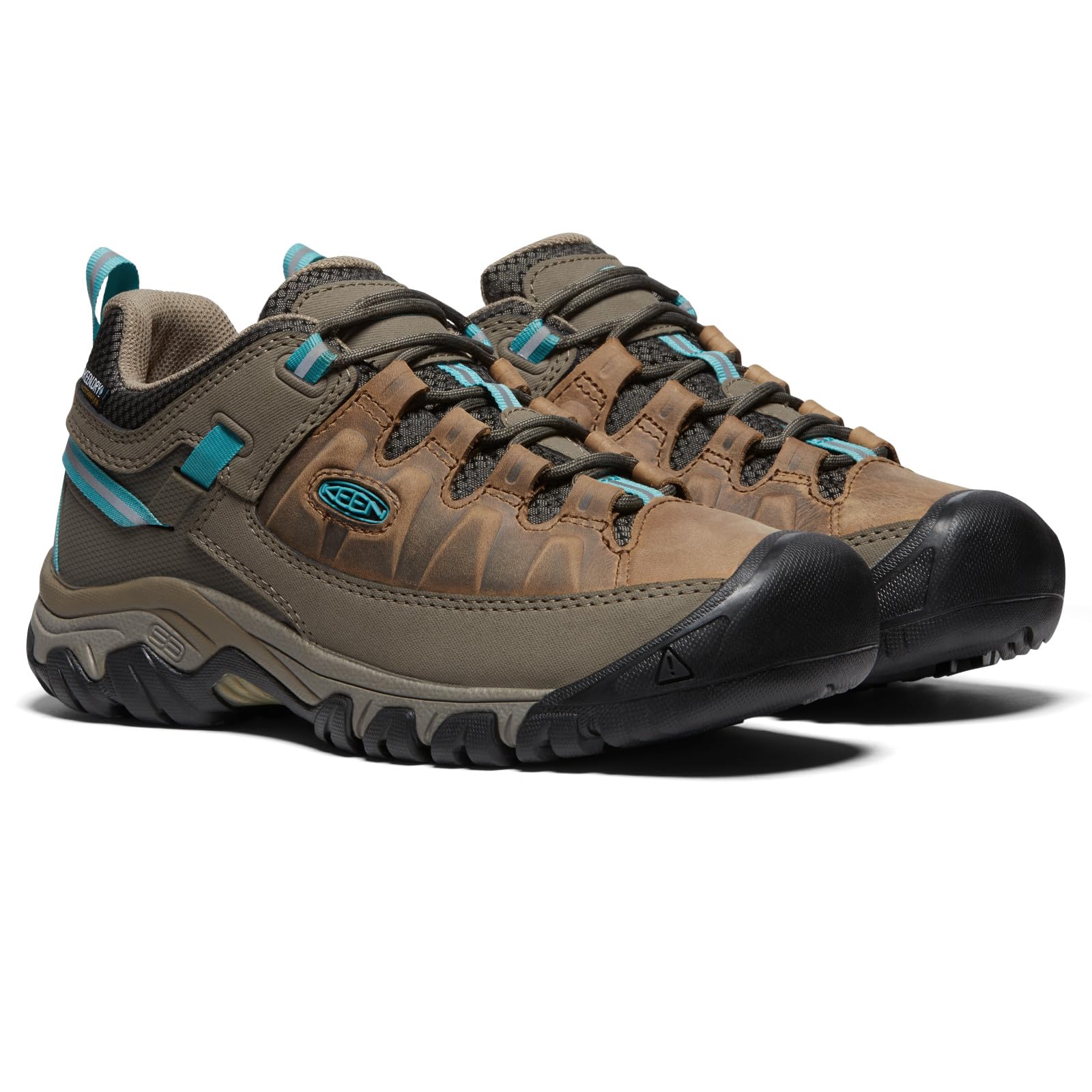 Keen Womens Targhee 3 Low Height Waterproof Hiking Shoes, Toasted Coconutporcelain, 75