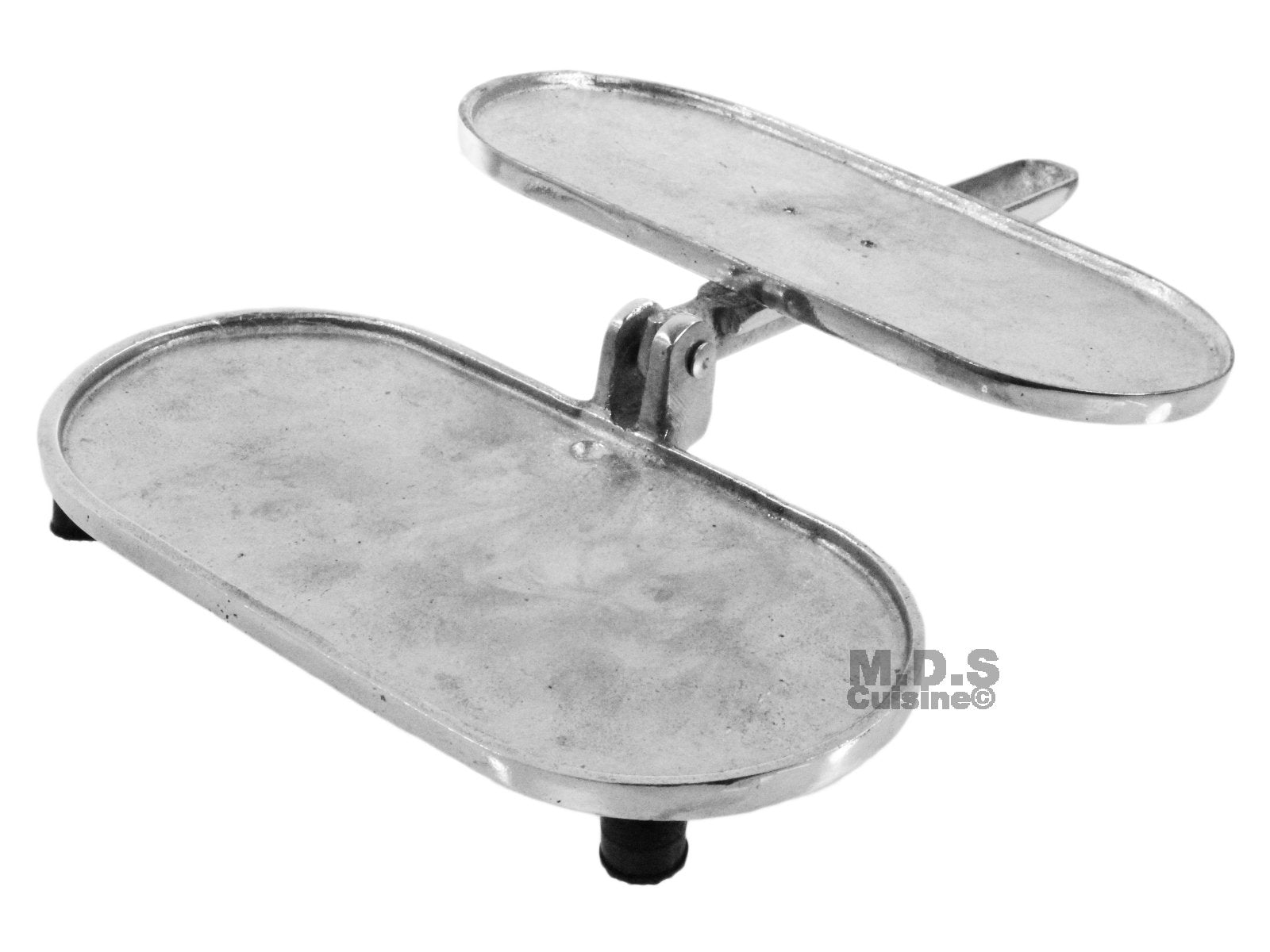 M.D.S Cuisine Cookwares Huarache Press-Maker Tortilla Authentic Huarachera Cast Aluminum Mexican 9-Inches