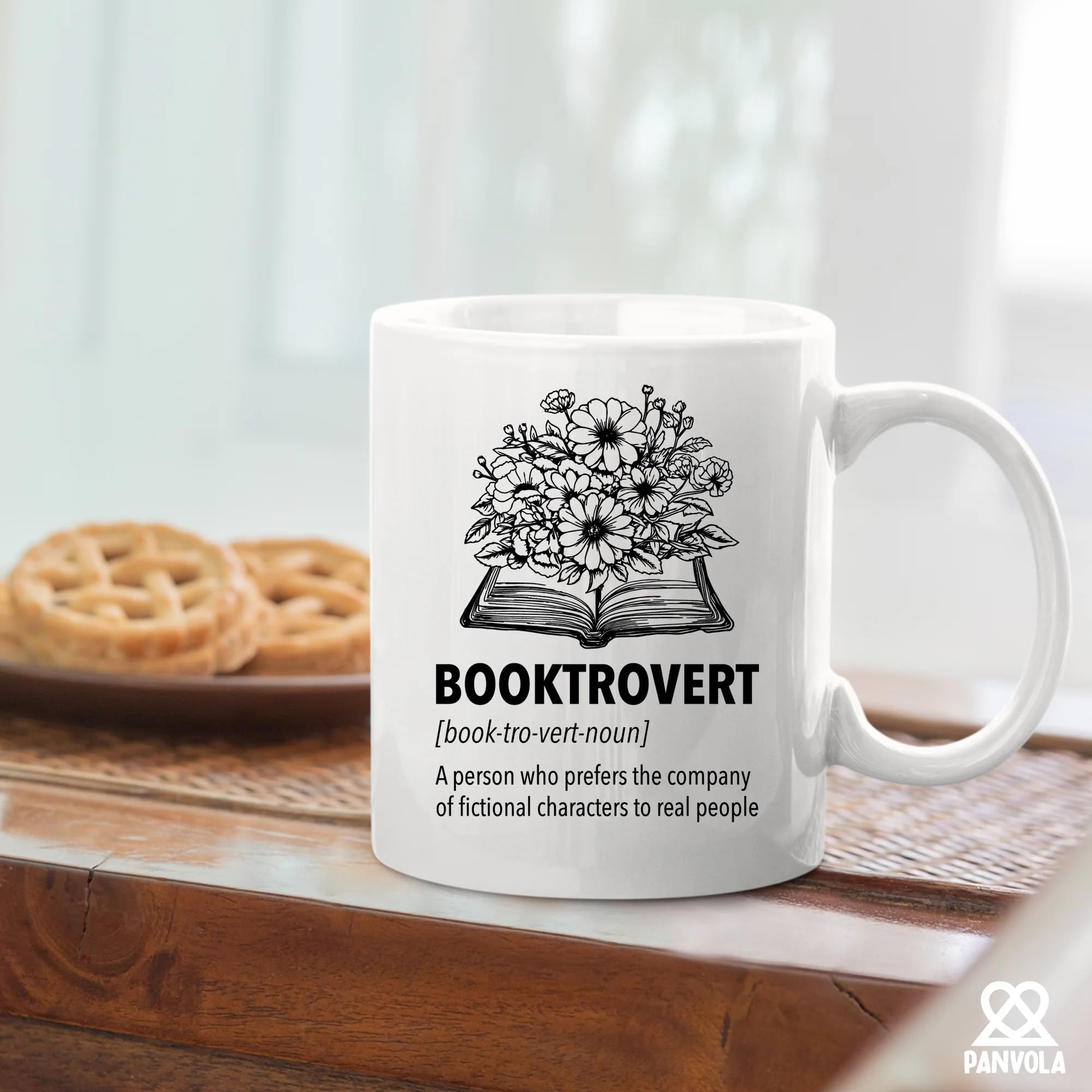 Panvola Booktrovert Book Lover Gifts Definition Mug Book Readers Gifts For Women Men Sister Girlfriend Wife From Husband Boyfrie