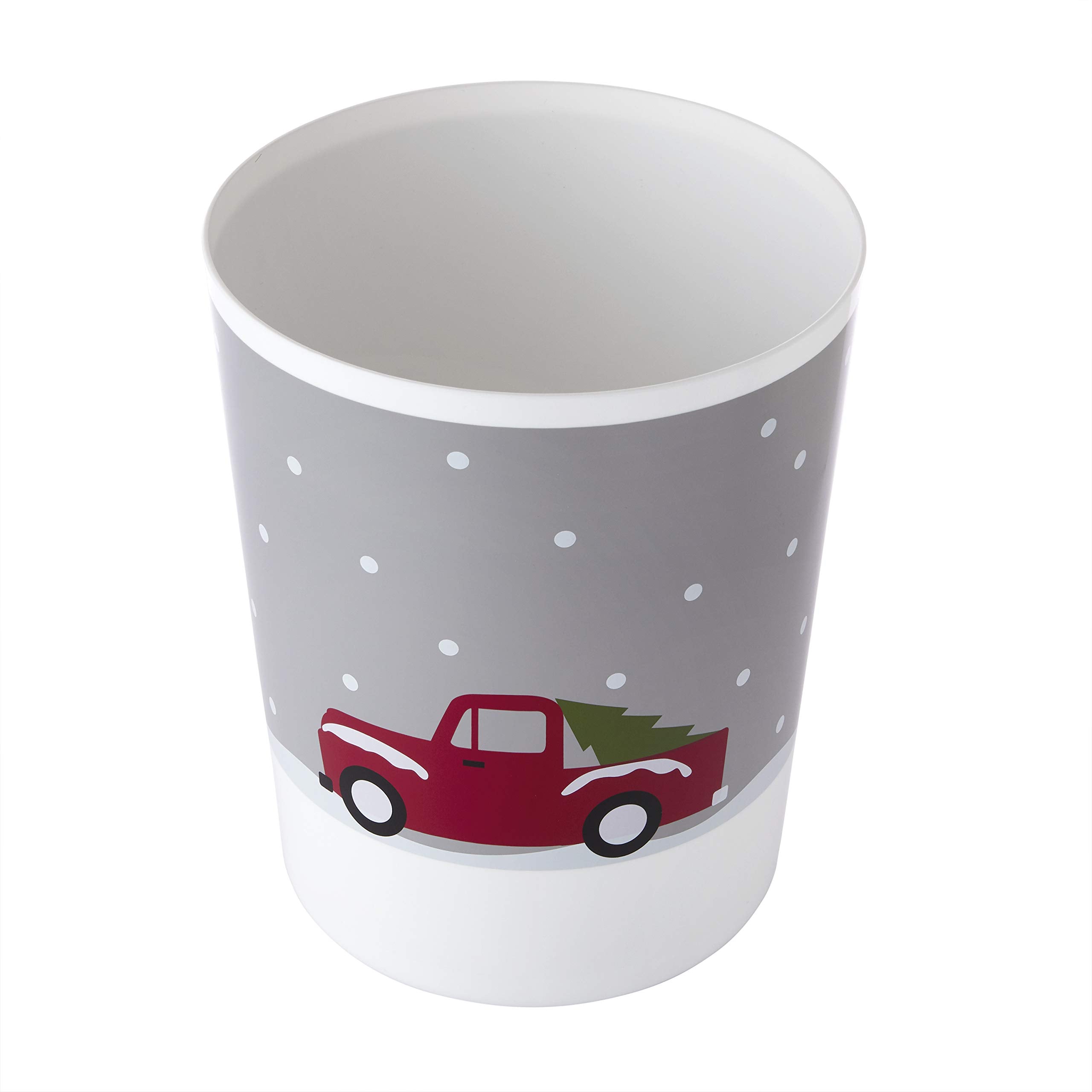 Skl Home Retro Truck Wastebasket, White