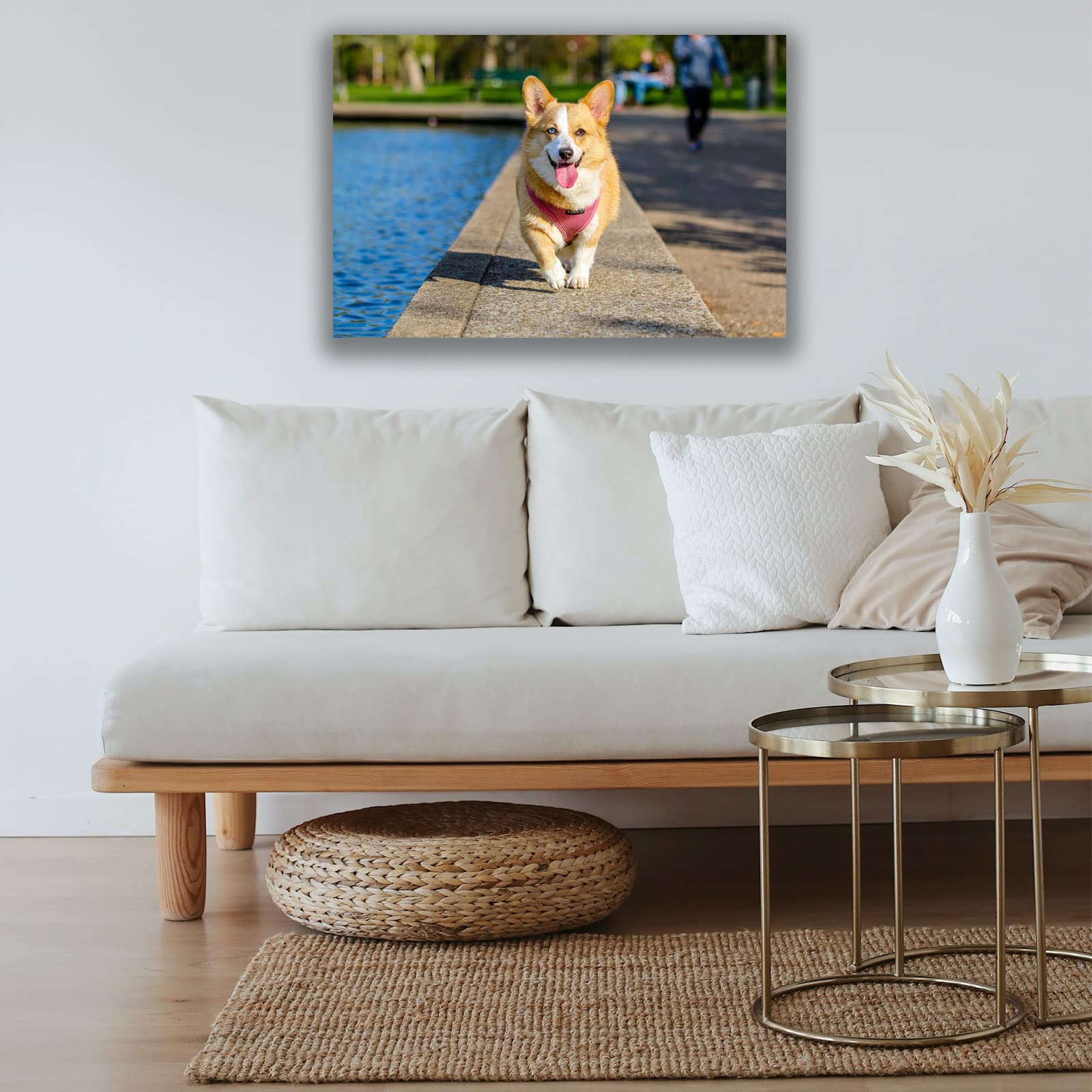 Custom Canvas Prints With Your Photos Custom Wall Art Personalized Canvas Pictures For Pet Gifts For Mom/Men/Women (10'' W X 8''