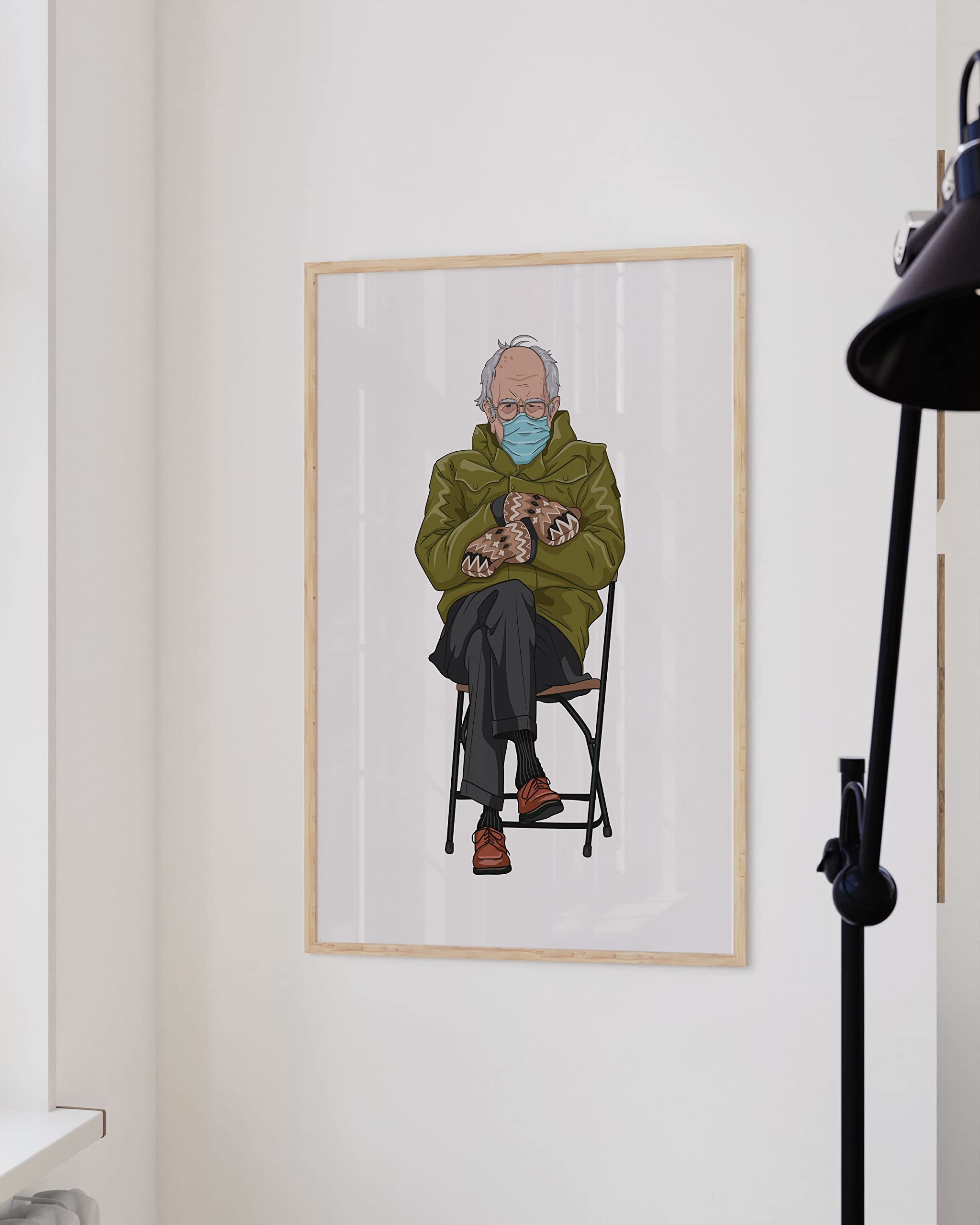 Haus And Hues Bernie Sanders Meme - Bernie Sanders Poster, Meme Posters, Meme Wall Art, Political Posters Bernie Sanders Mittens