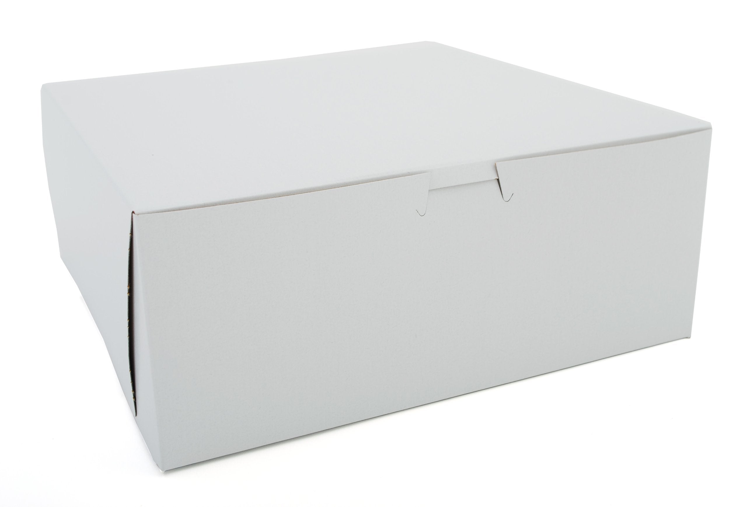Southern Champion Tray 0973 Premium Clay-Coated Kraft Paperboard White Non-Window Lock Corner Bakery Box, 10 Length X 10 Wid