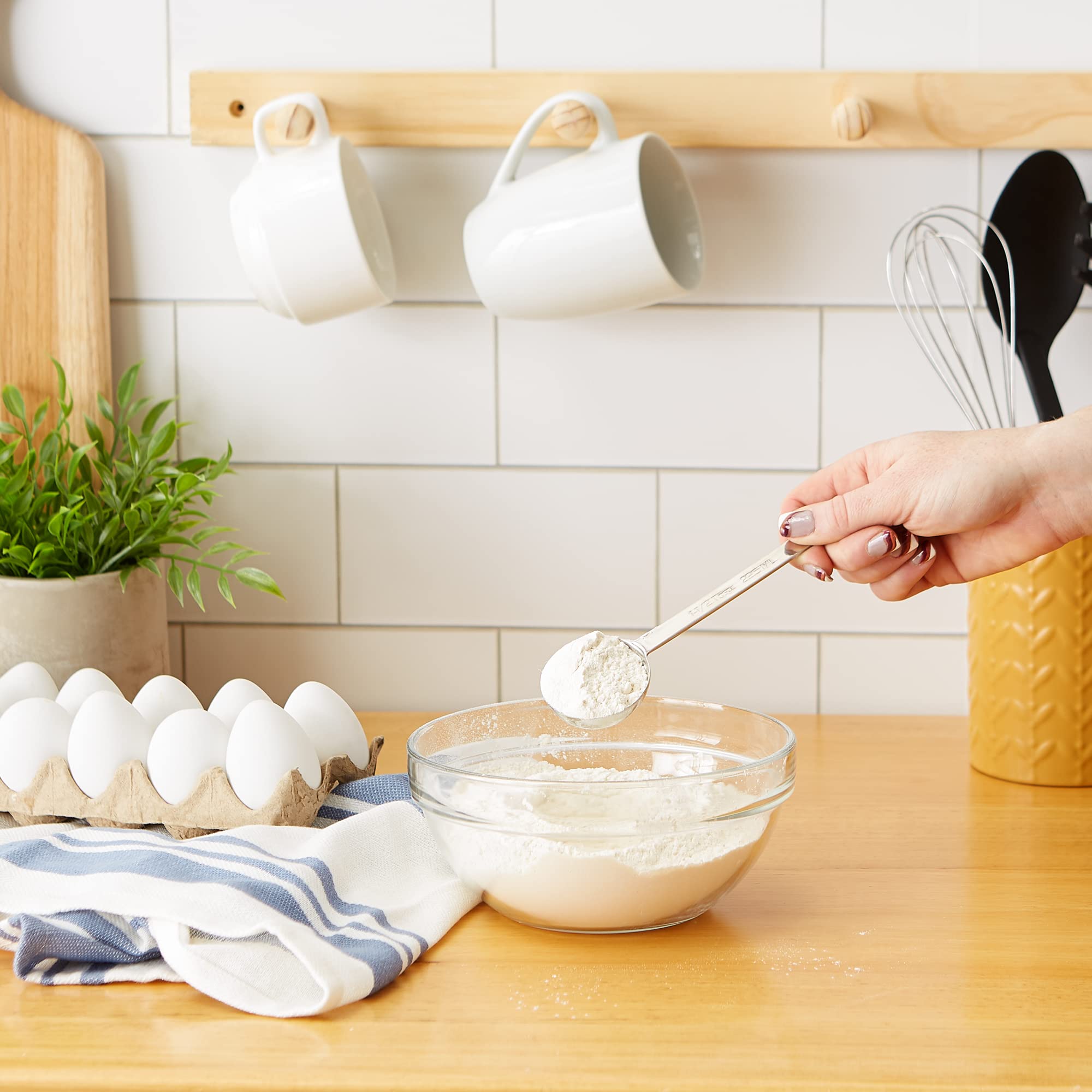 RSVP International Endurance Kitchen Collection Open Stock Measuring Spoon  Stainless Steel  Dishwasher Safe  1.5-Tablespoon