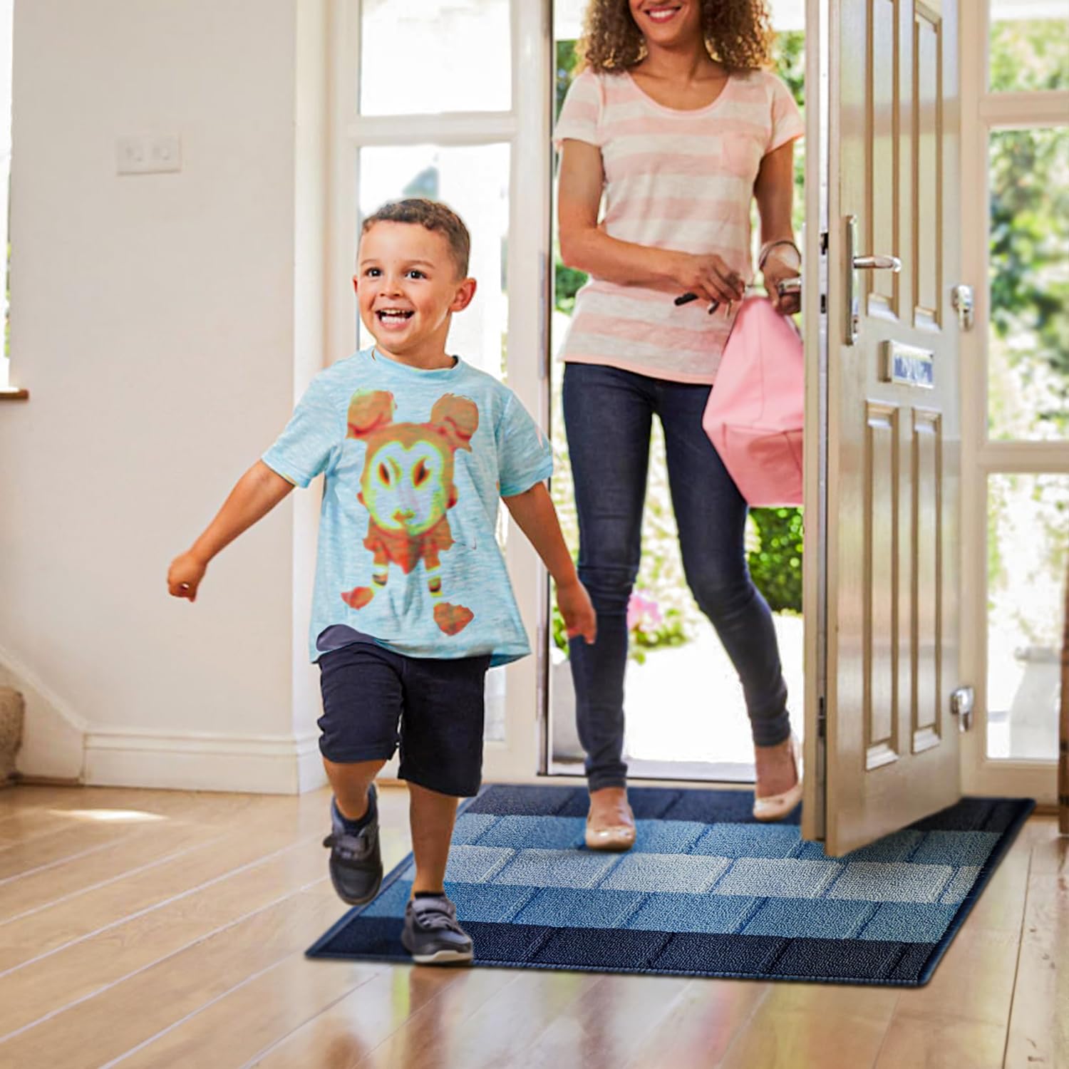 Status Contract Anti Slip Front Door Mat|(38X58Cm) Living Room Rug For Entrance Doors|Polypropylene Floor Mat For Home|Essential