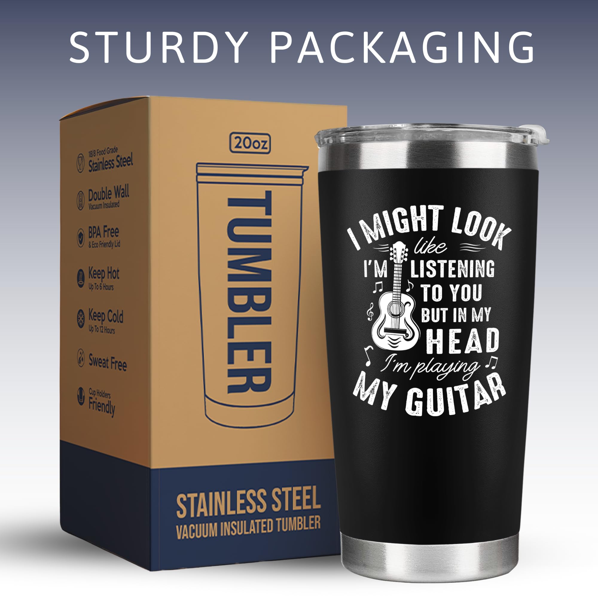 Guitar Gifts - Music Gifts - Music Gifts For Men, Guitar Gifts For Men - Gifts For Musicians, Musician Gifts - Fathers Day Gift