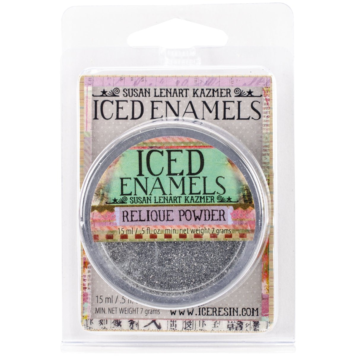 Ice Resin  Iced Enamels, Glitz Silver