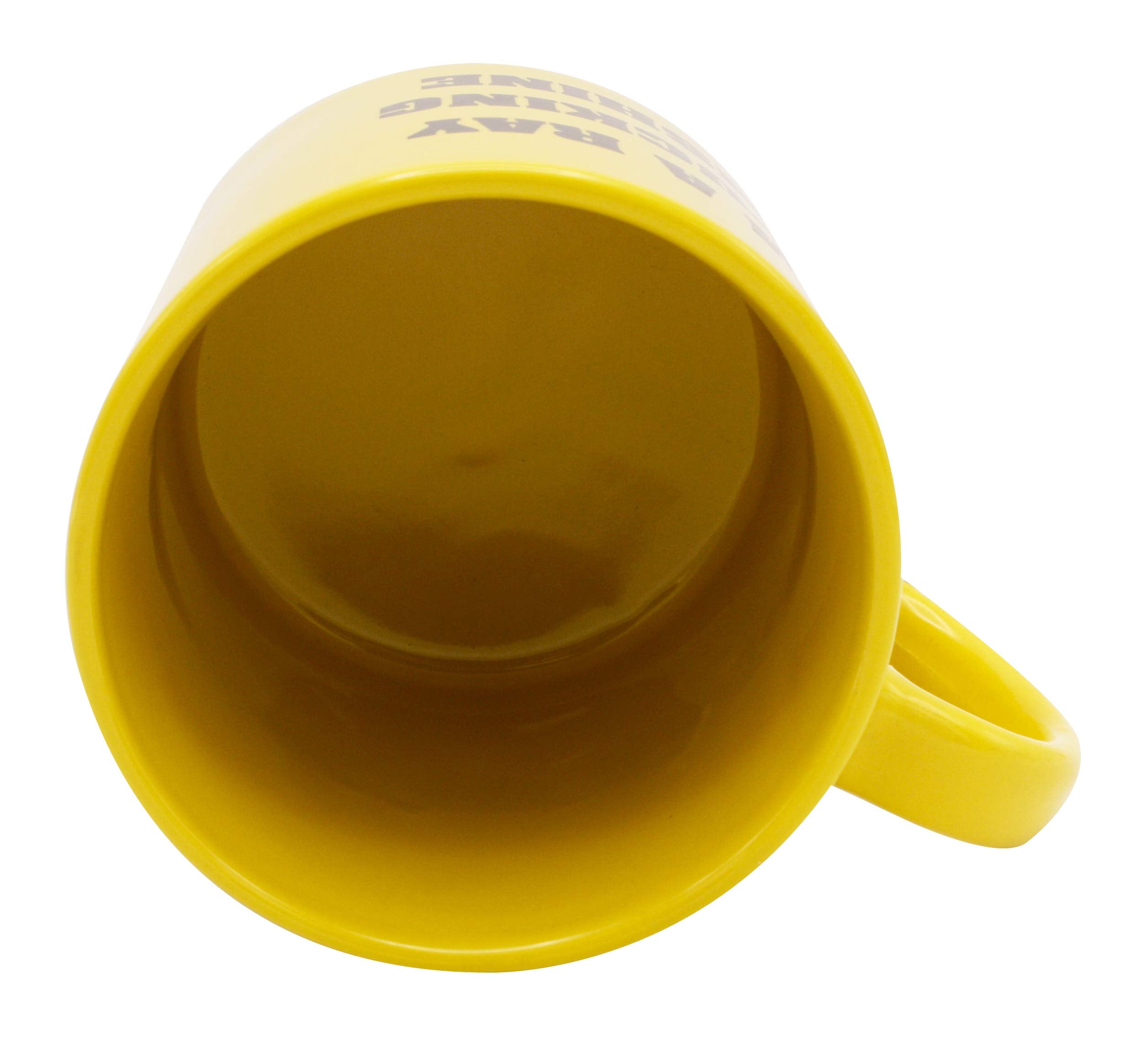 Island Dogs Ray Of Fucking Sunshine Giant Novelty Coffee Mug, 1 Count (Pack Of 1), Yellow