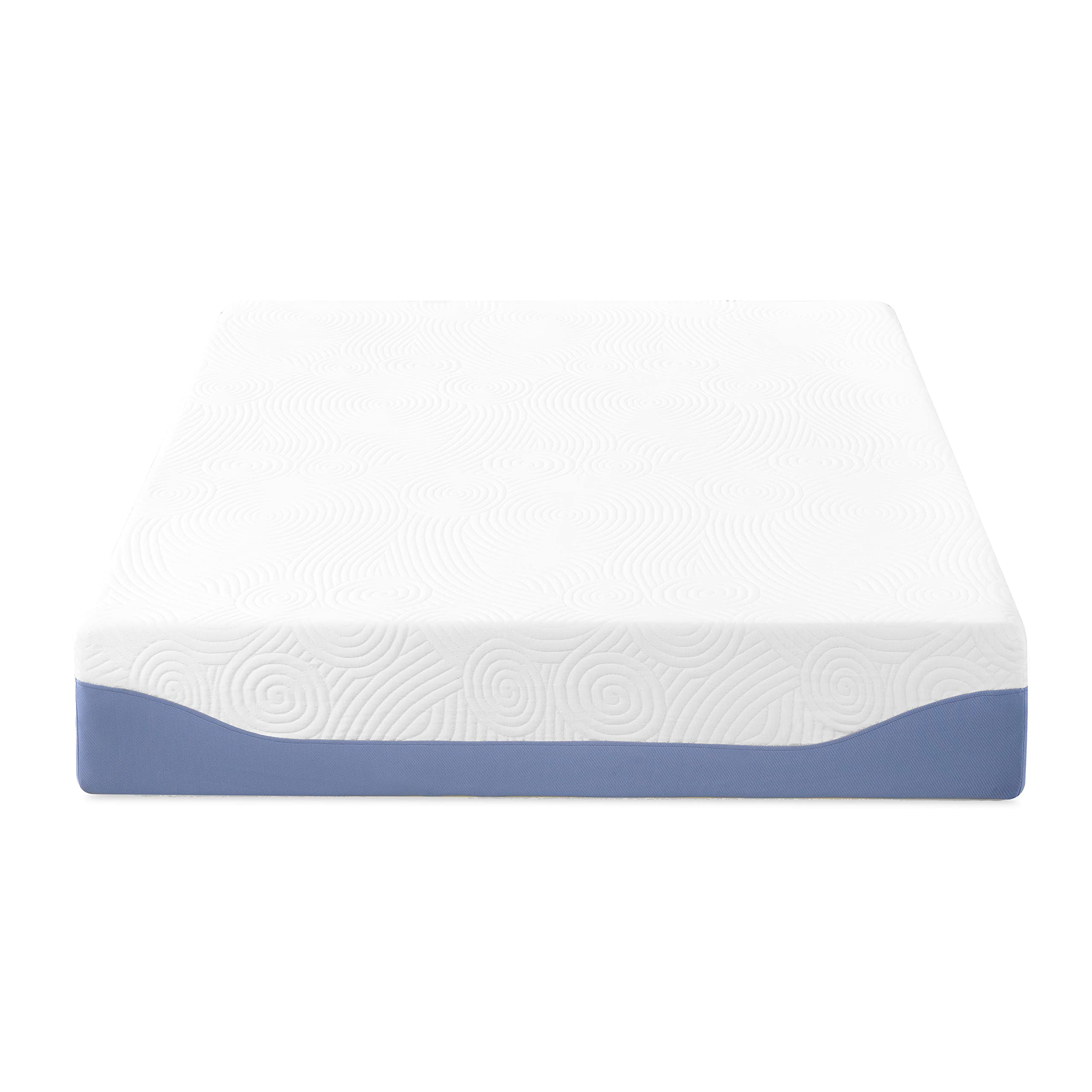 Mellow 12 Inch Cooling Gel-Infused Memory Foam Bed Mattress, Medium Firm Sleep And Breathable Fabric Cover, King, Mattress In A