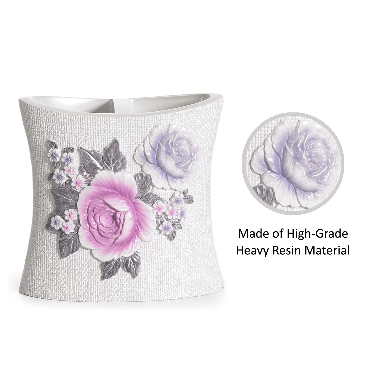 Popular Bath Tooth Brush Holder, Michelle Collection, 5X3, Lilac