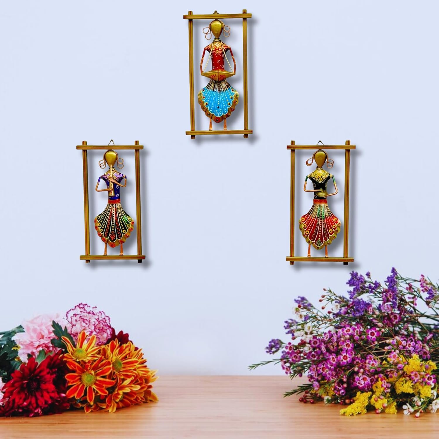 Tukku Collection Handcrafted Rajasthani Wall Art For Home Decoration | Wall Frame For Living Rooms And Bedrooms | Wall Hanging F