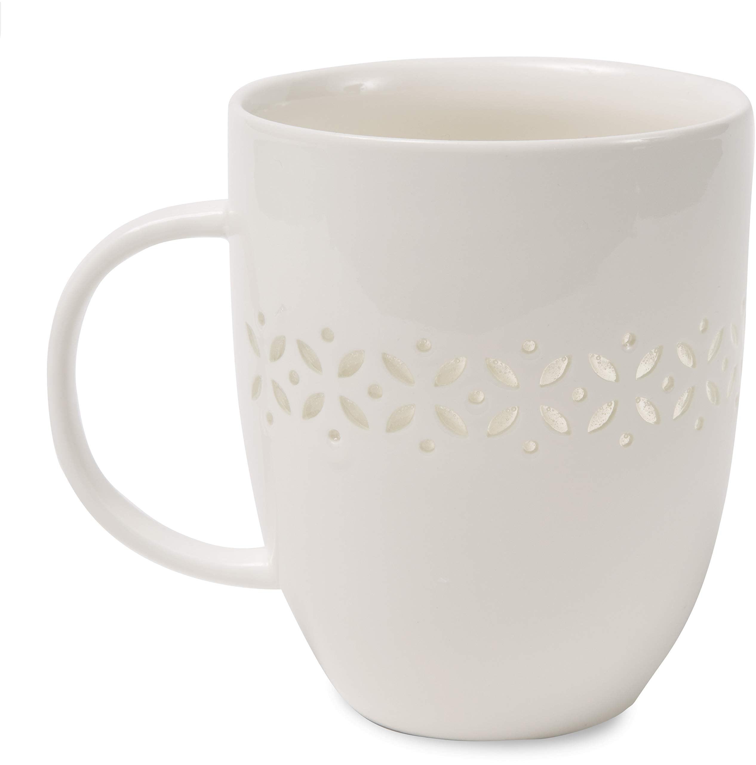 Pavilion Gift Company Pavilion-What Happens At Home Stays At Home-24 Oz Large Thin Porcelain Coffee Cup Mug, 24 Oz, Purple
