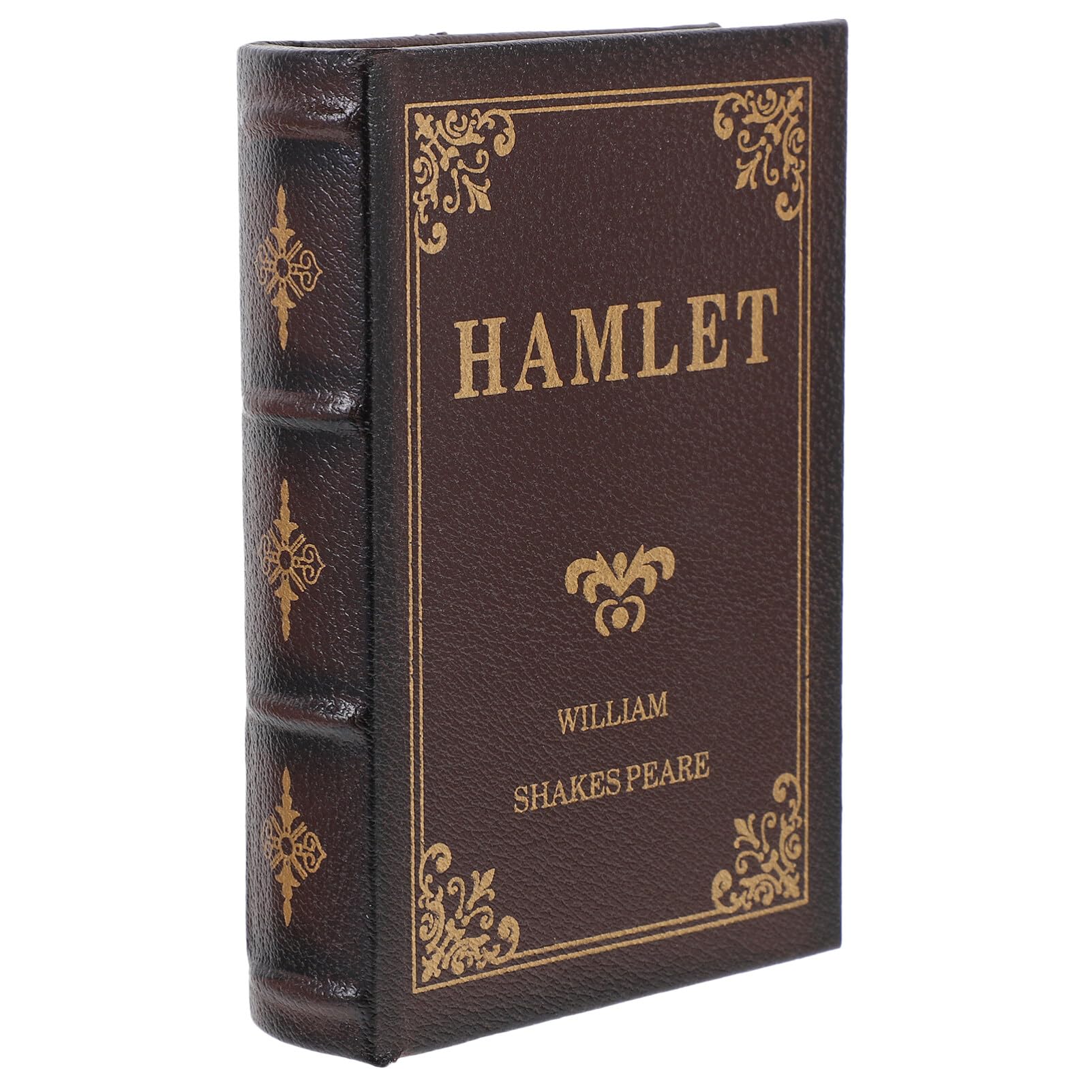 HOLIDYOYO Decorative Book Box Vintage Book Shaped Trinket Storage Box Retro Antique Invisible Box Hidden Secret Storage Keepsake