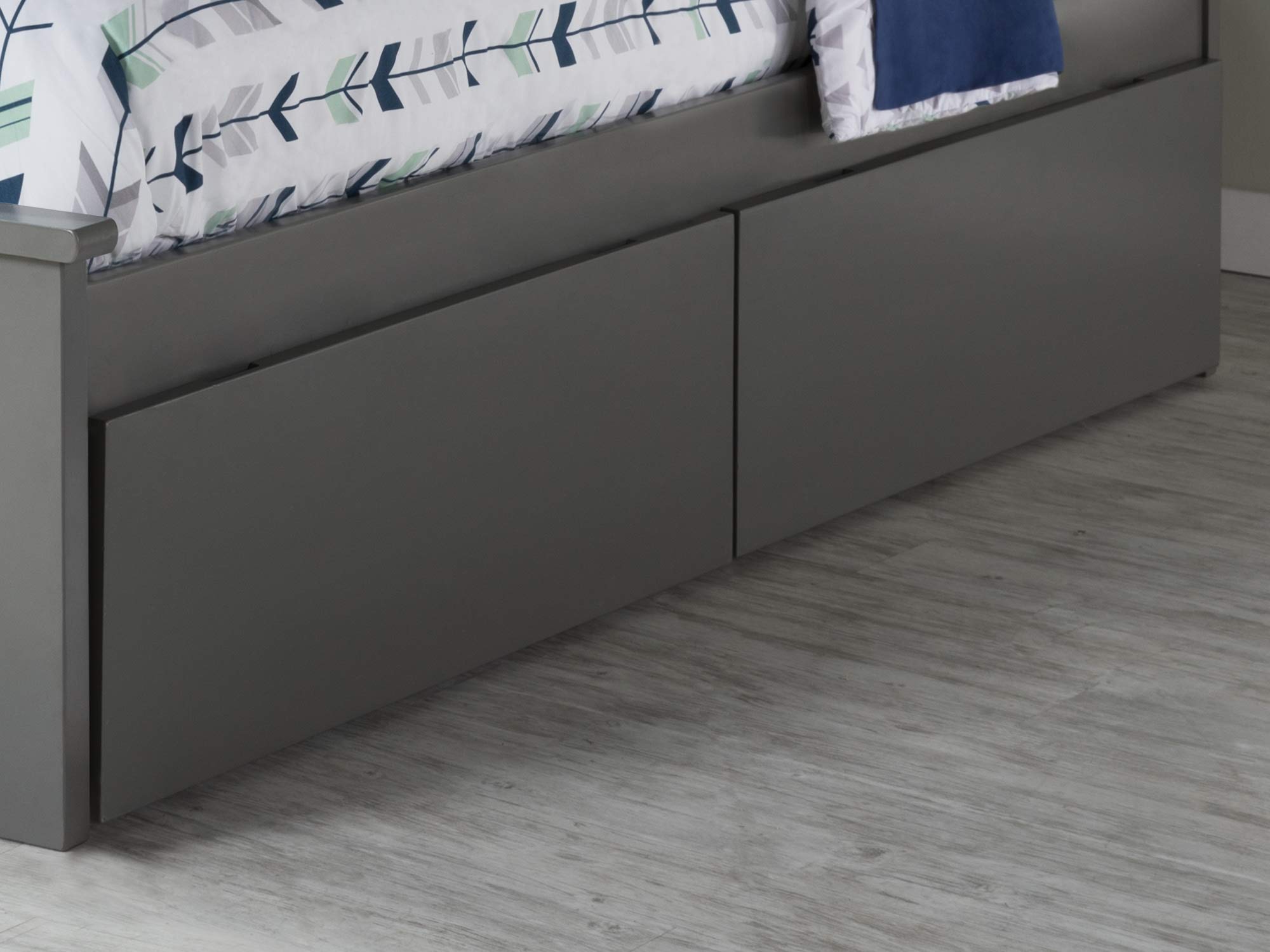 AFI Queen/King/Twin XL Under Bed Storage Drawers (Set of 2), Grey