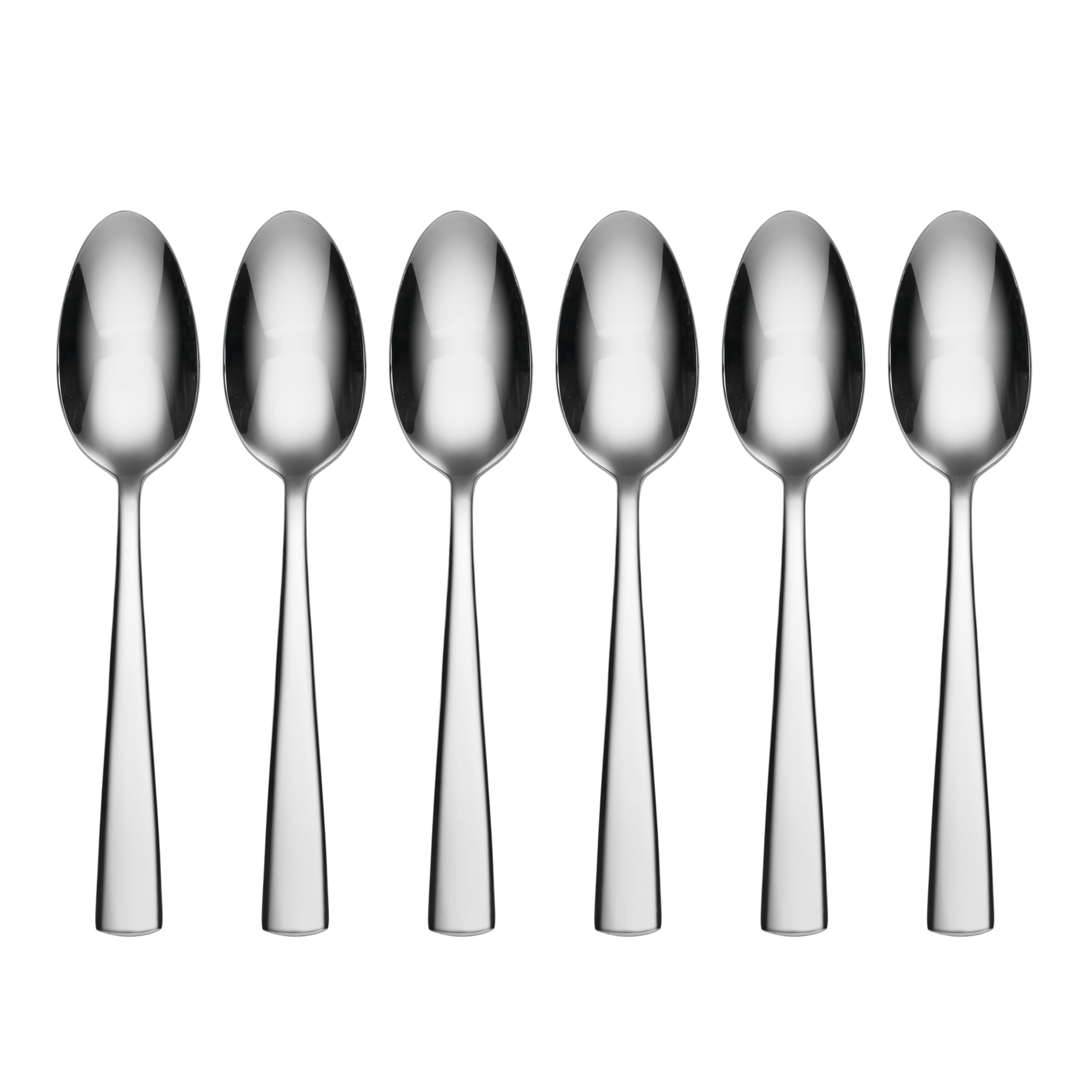 Oneida Nocha Everyday Flatware Dinner Spoons, Set Of 6 18/0 Stainless Steel, Silverware Set