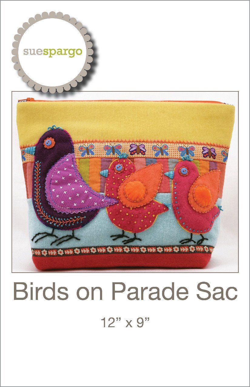 Sue Spargo Birds On Parage Pattern
