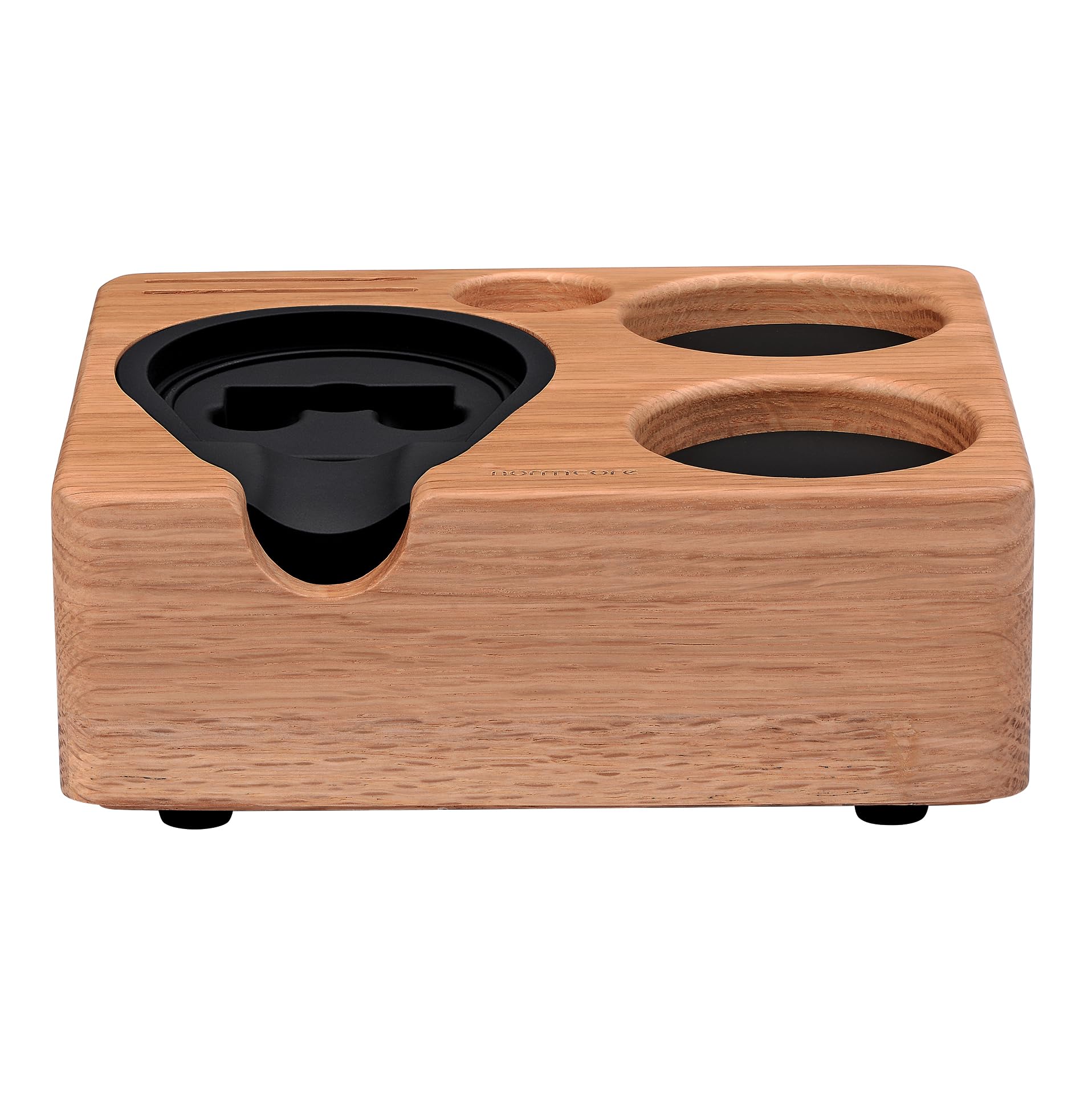 Normcore Espresso Tamping Station, Wooden Espresso Tamper Station, Solid American White Oak Wood Tamper Holder For 51Mm 54Mm Esp