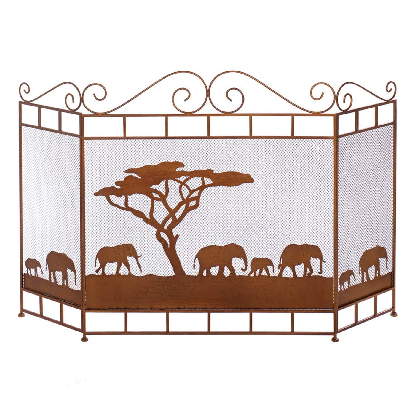 Smart Living Company Eastwind Gifts 10016673 Wild Savannah Fireplace Screen